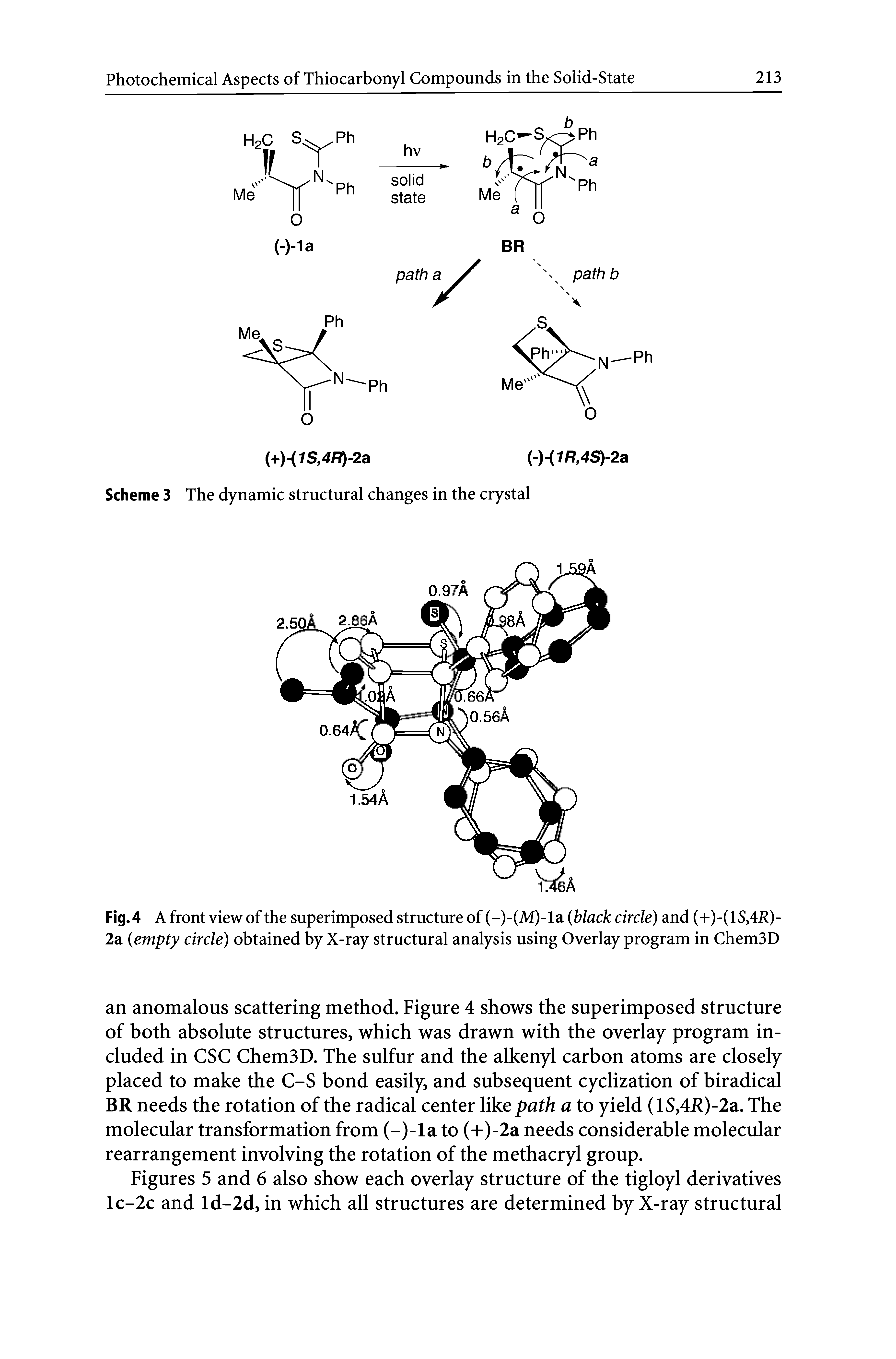 Figures 5 and 6 also show each overlay structure of the tigloyl derivatives lc-2c and ld-2d, in which all structures are determined by X-ray structural...
