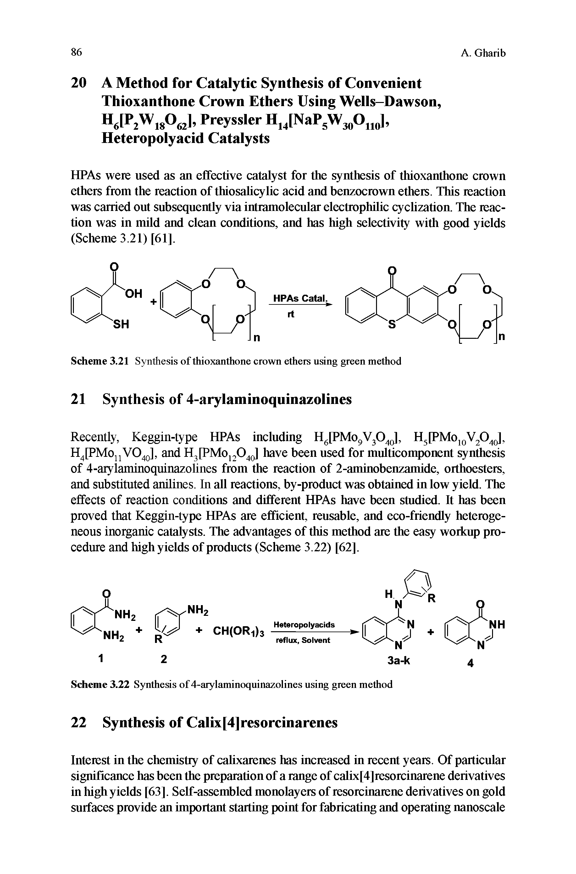 Scheme 3.21 Synthesis of thioxanthone crown ethers using green method...