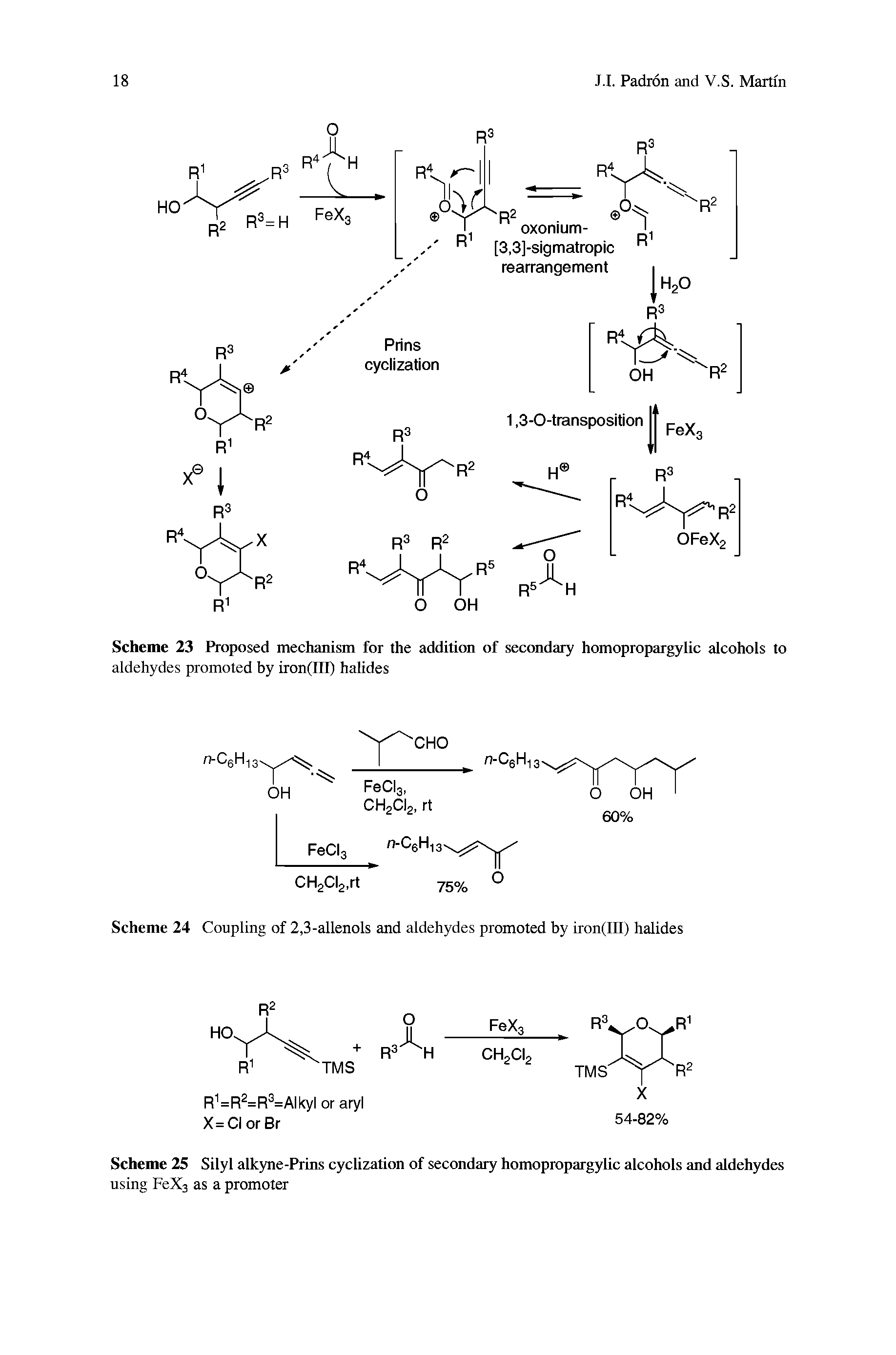 Scheme 23 Proposed mechanism for the addition of secondary homopropargylic alcohols to...