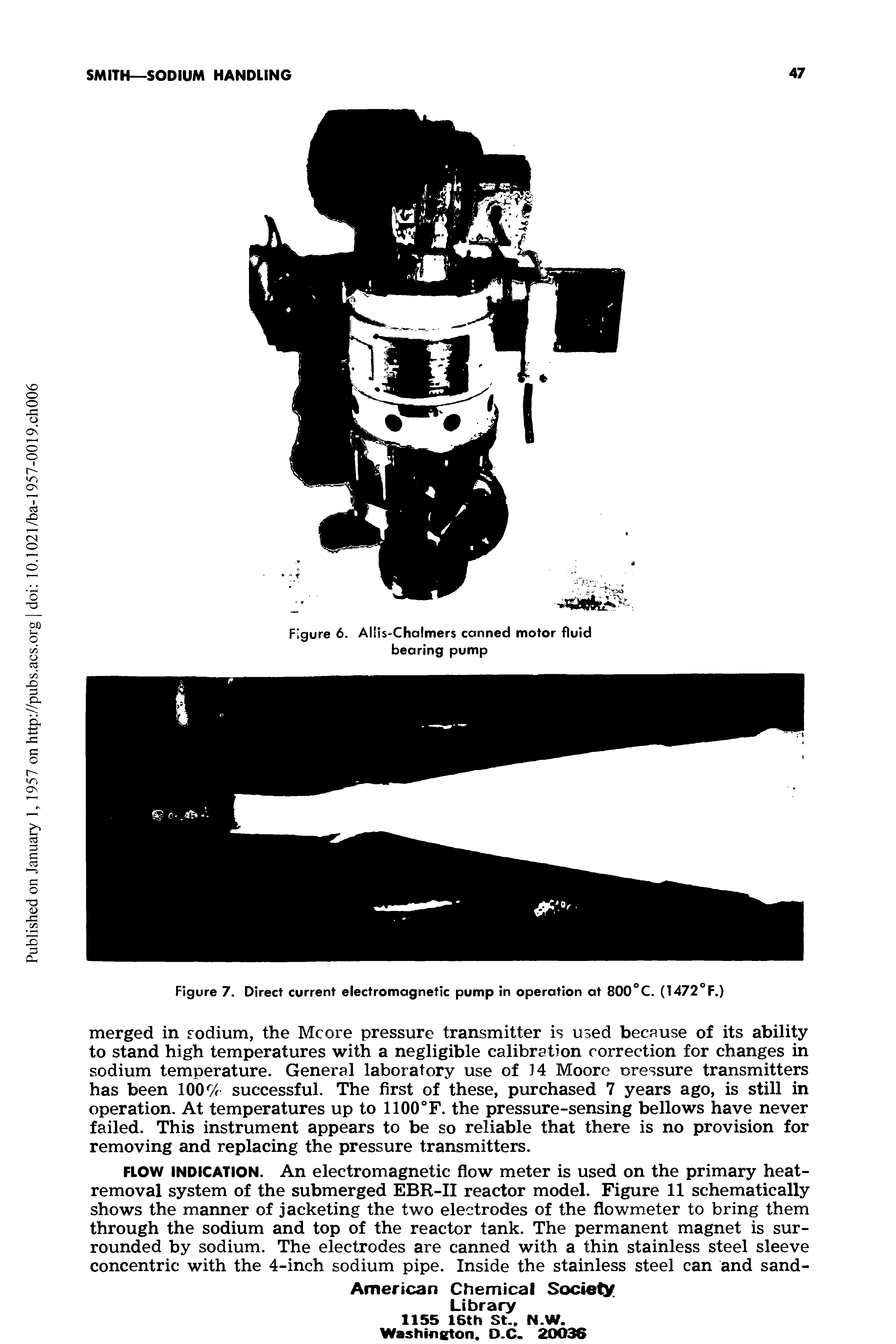 Figure 6. Aliis-Chaimers canned motor fluid bearing pump...