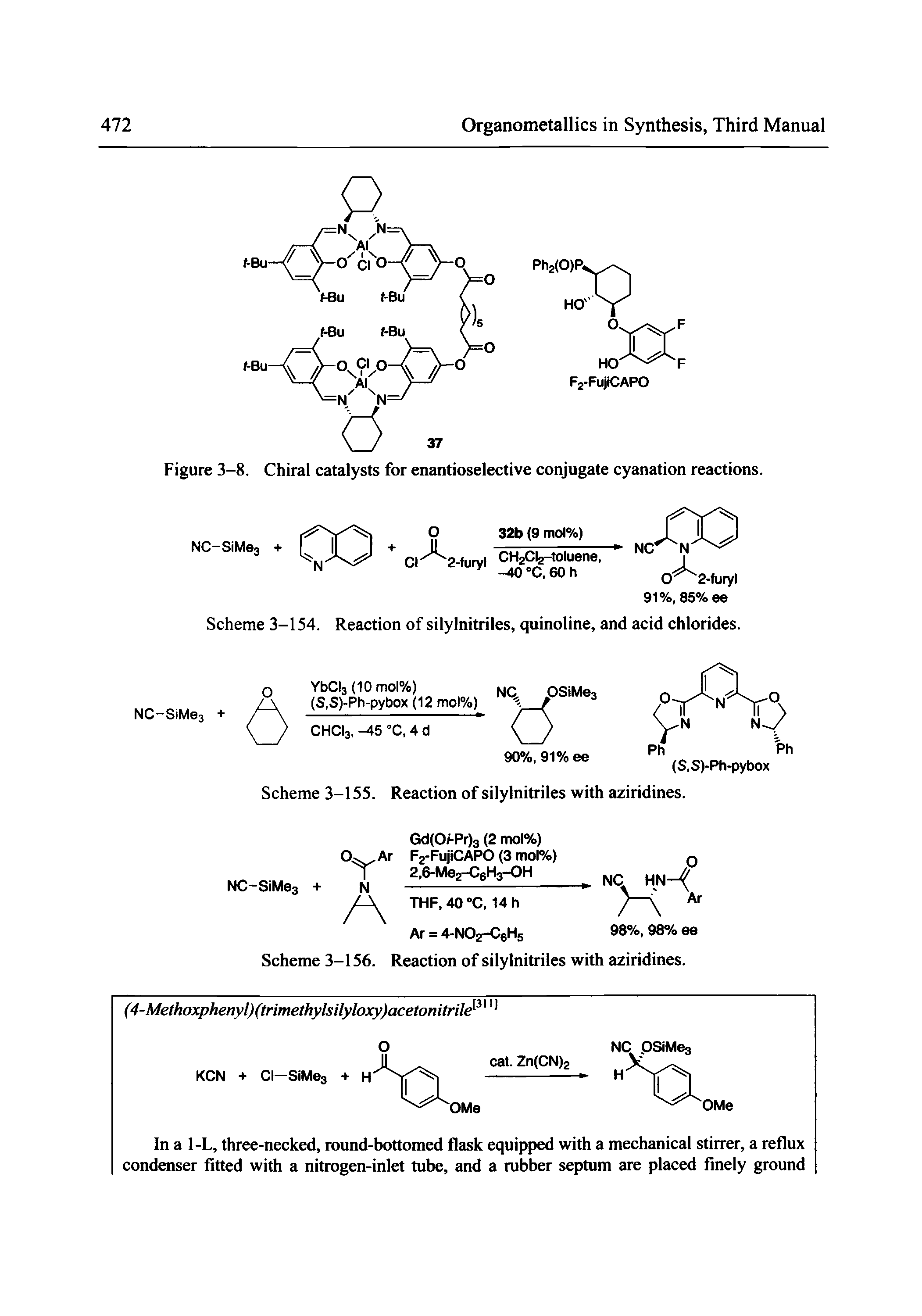 Figure 3-8. Chiral catalysts for enantioselective conjugate cyanation reactions.