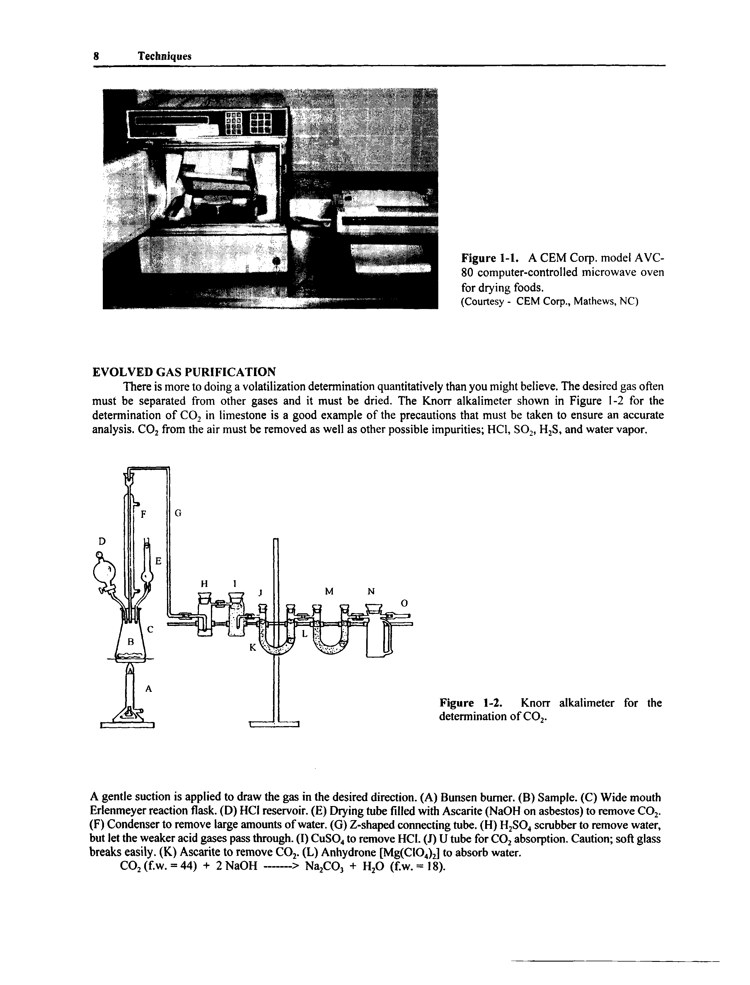 Figure 1-1. A CEM Corp. model AVC-80 computer-controlled microwave oven for drying foods.