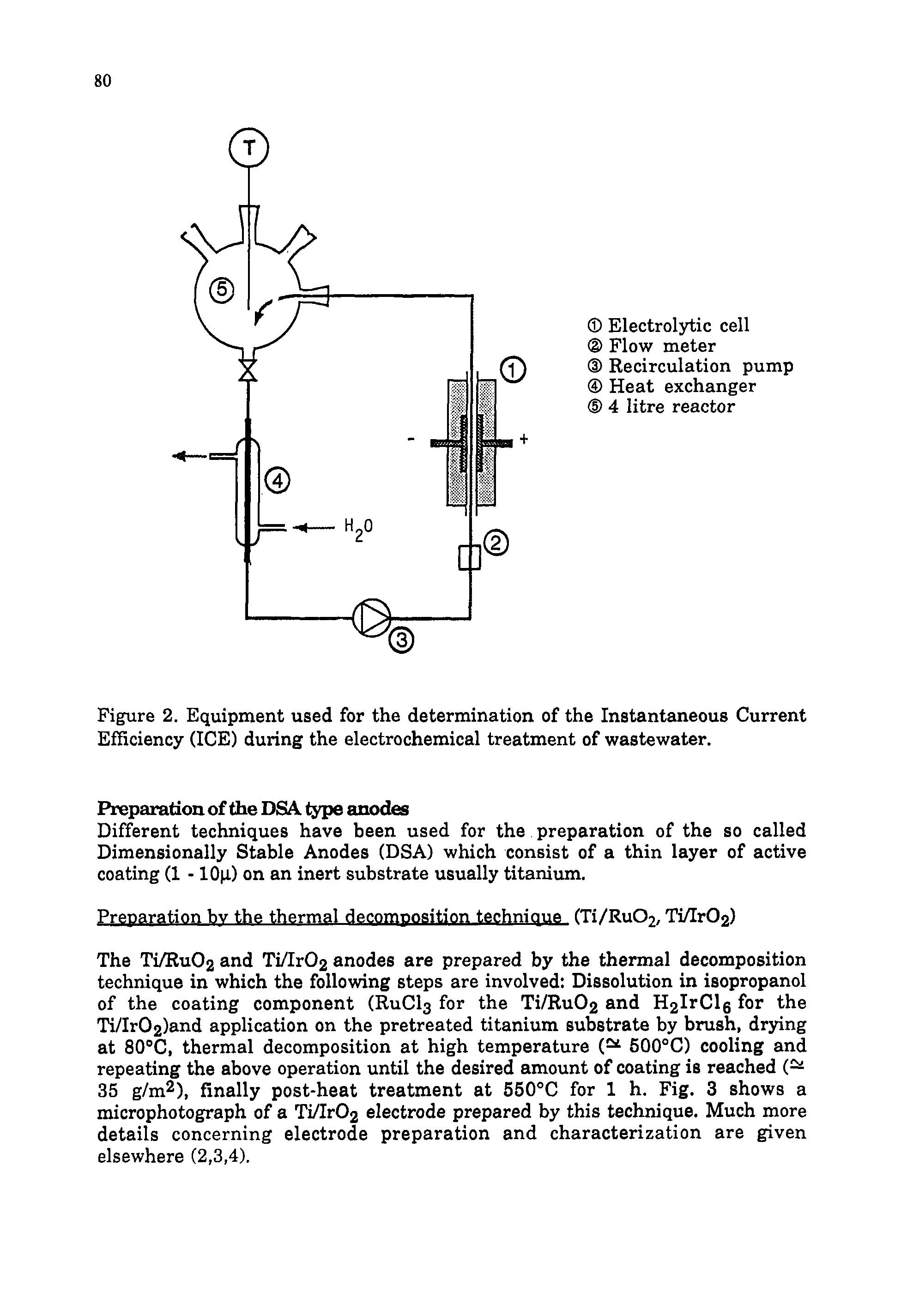 Figure 2. Equipment used for the determination of the Instantaneous Current Efficiency (ICE) during the electrochemical treatment of wastewater.