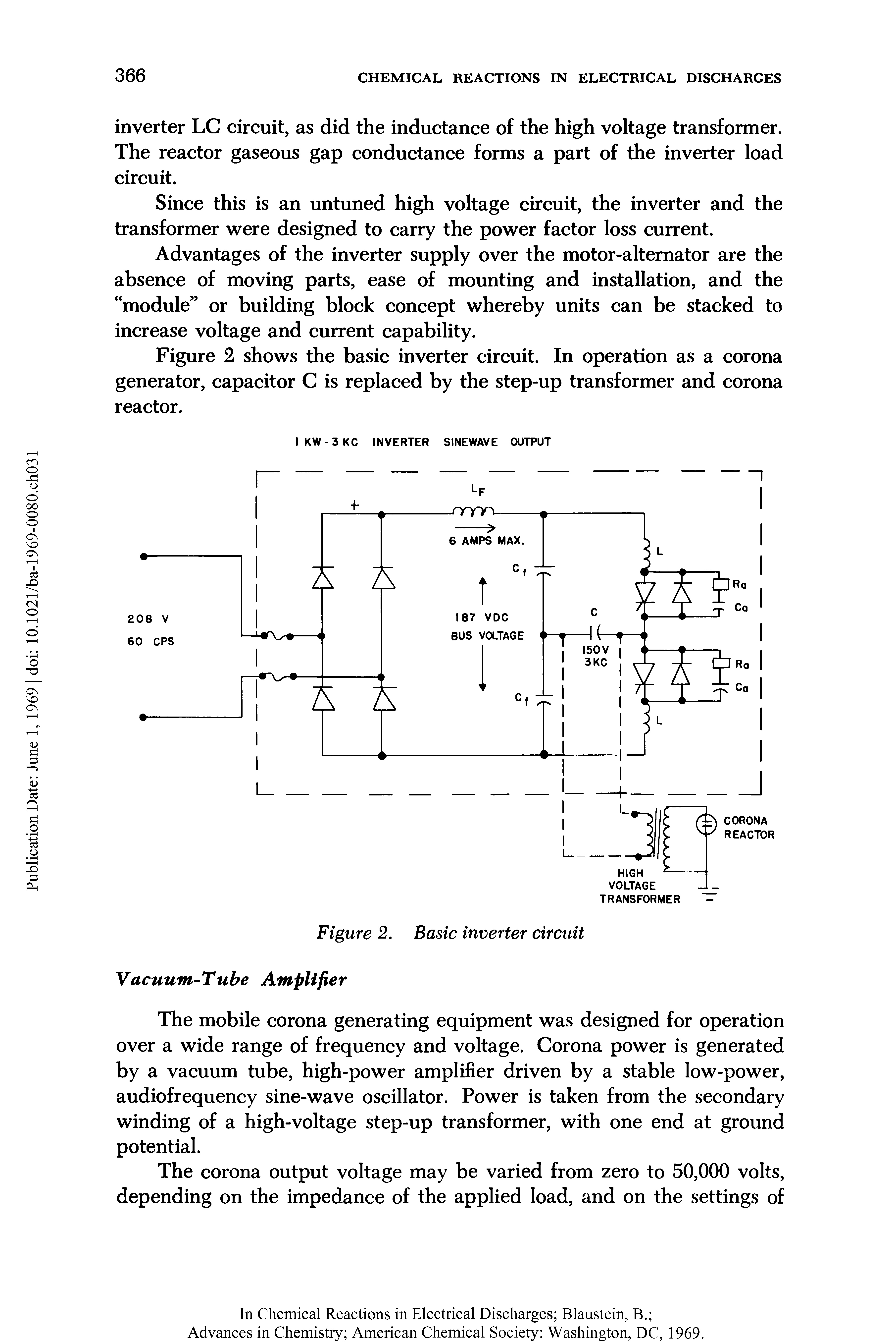 Figure 2. Basic inverter circuit Vacuum-Tube Amplifier...
