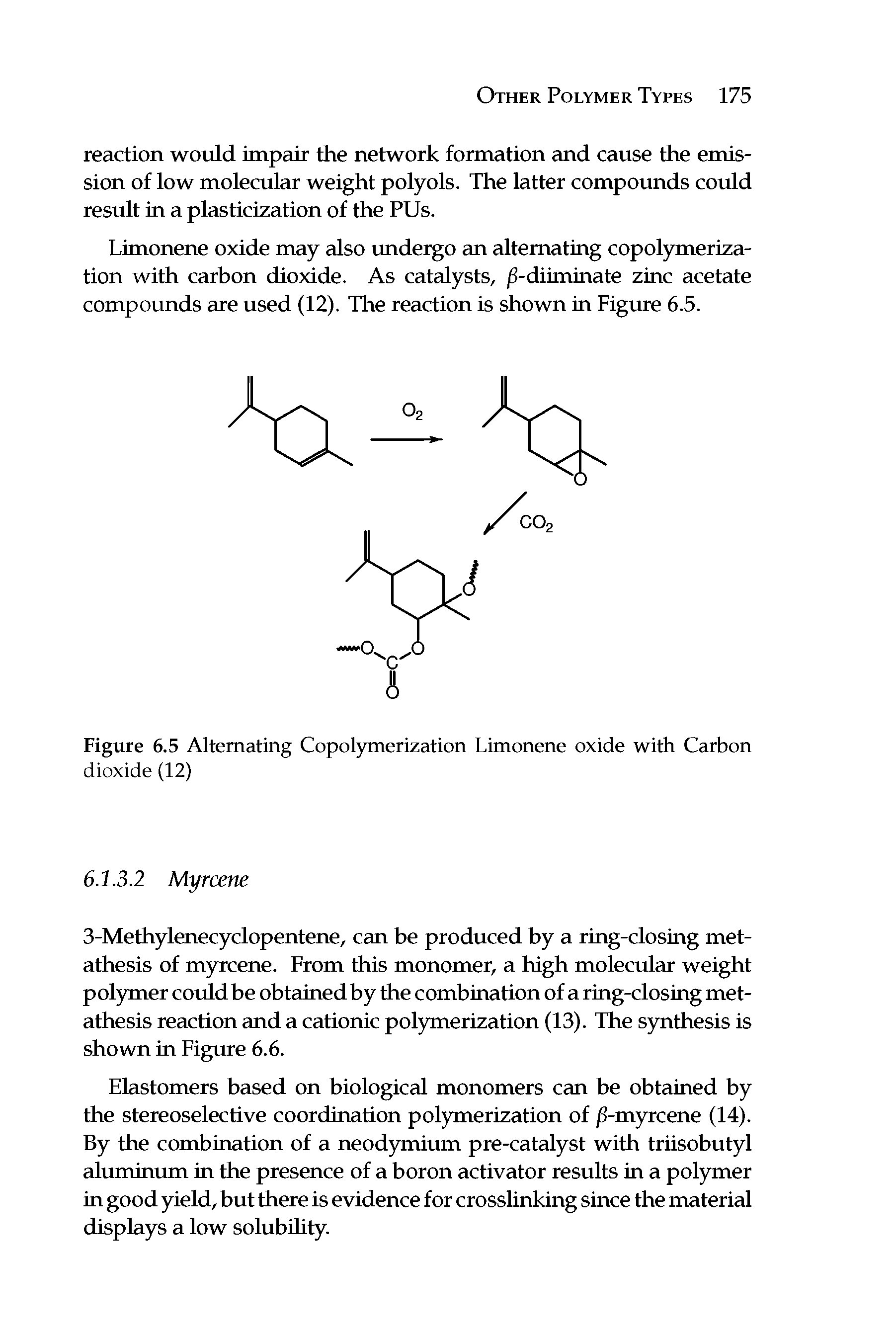 Figure 6.5 Alternating Copol)mierization Limonene oxide with Carbon dioxide (12)...