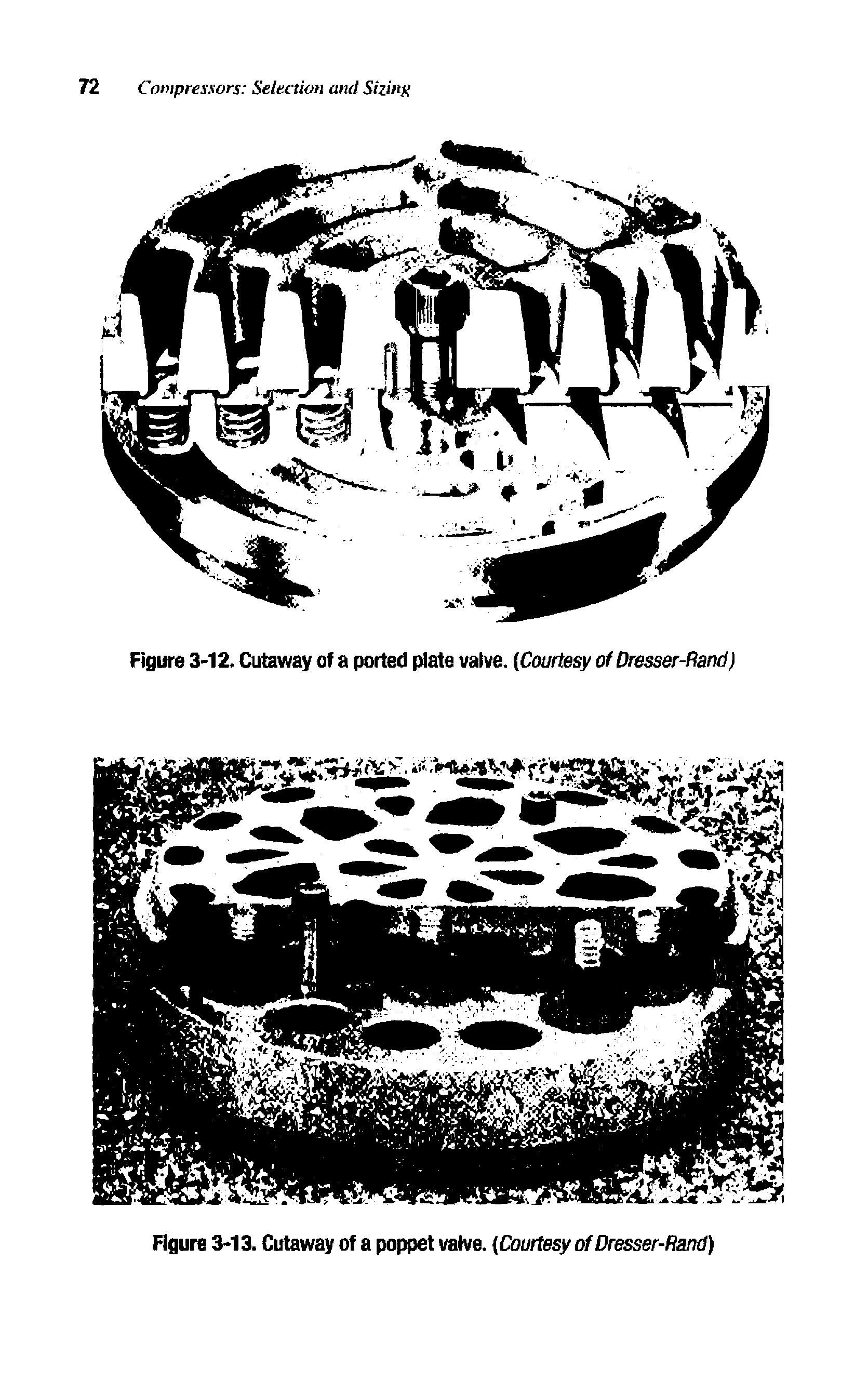 Figure 3 13. Cutaway of a poppet valve. Courtesy of Dresser-Rand)...