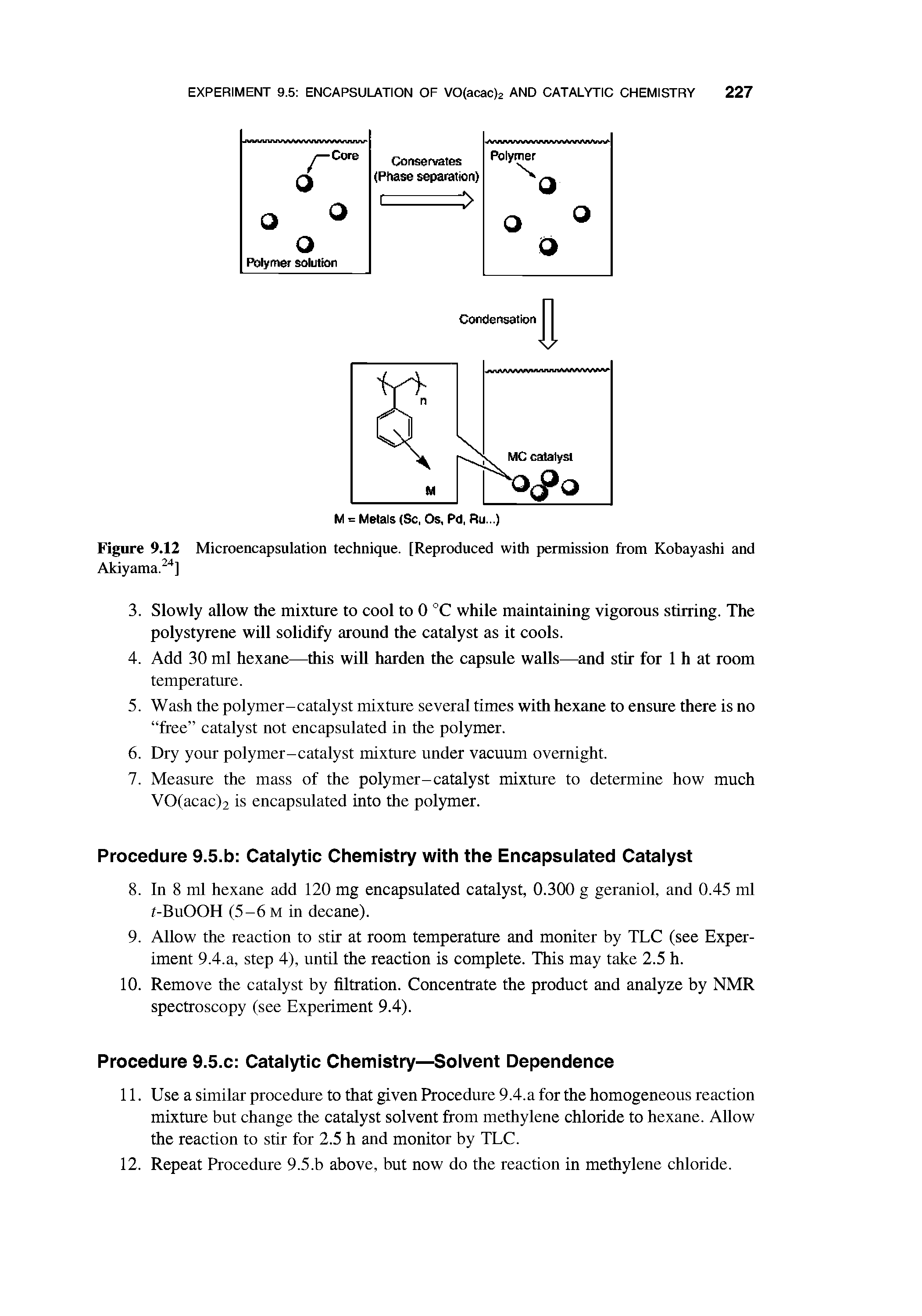 Figure 9.12 Microencapsulation technique. [Reproduced with permission from Kobayashi and Akiyama.24]...