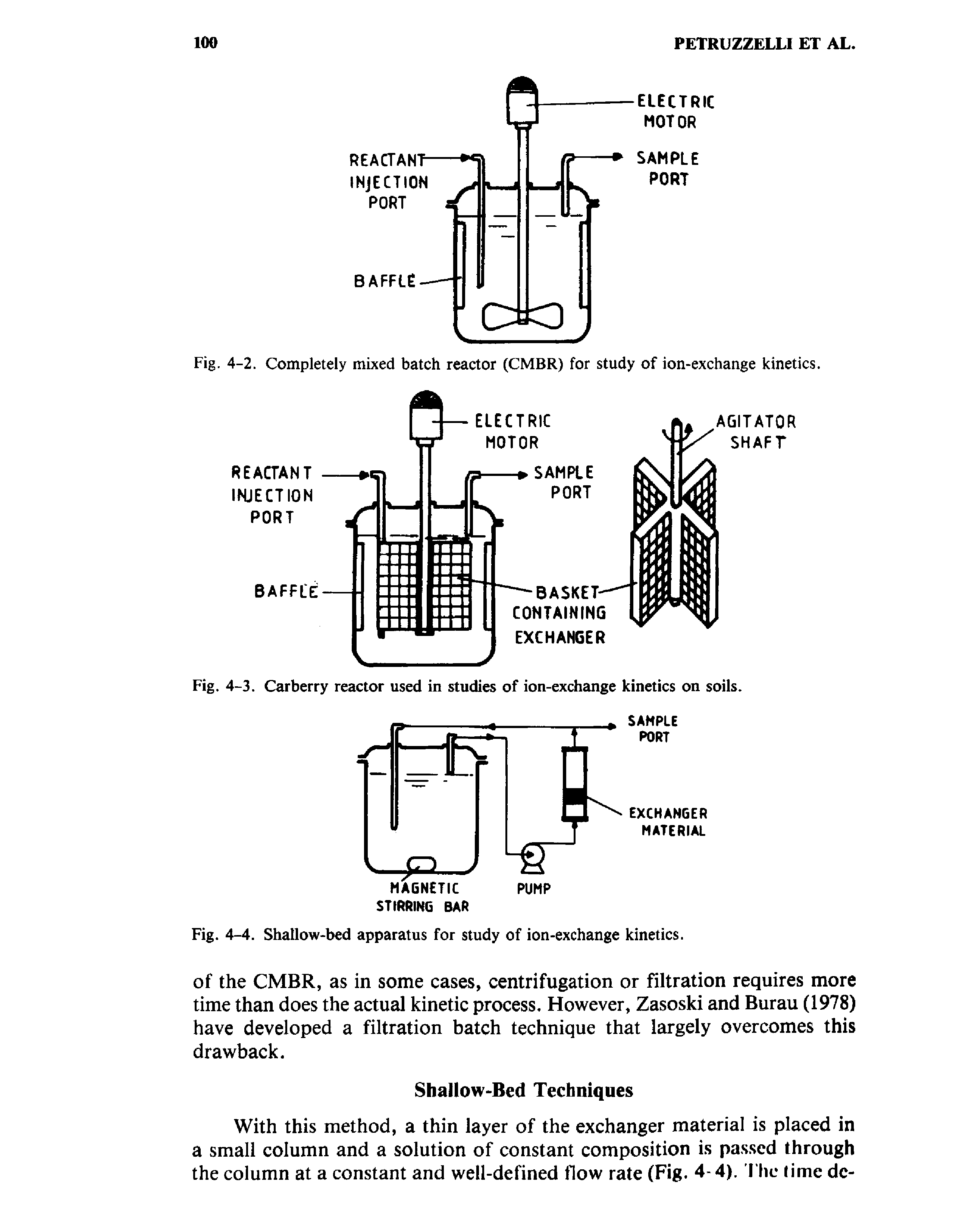Fig. 4-3. Carberry reactor used in studies of ion-exchange kinetics on soils.