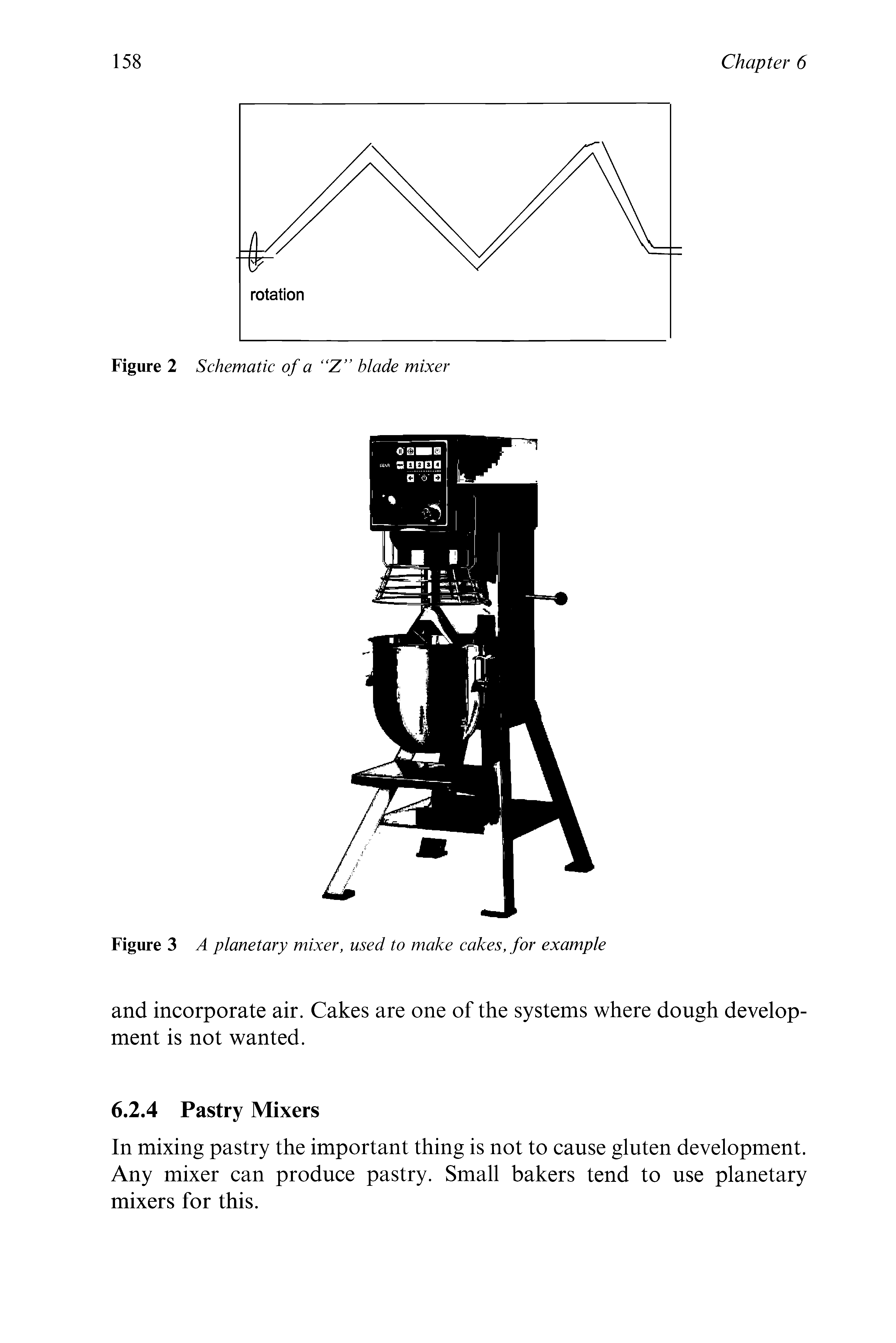 Figure 3 A planetary mixer, used to make cakes, for example...