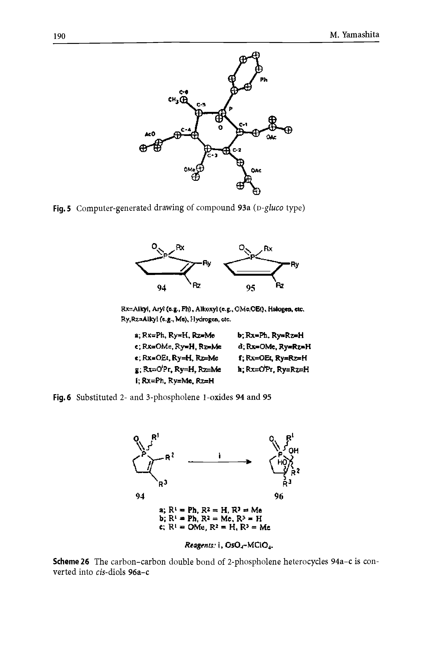 Fig. 5 Computer-generated drawing of compound 93a (d-gluco type)...