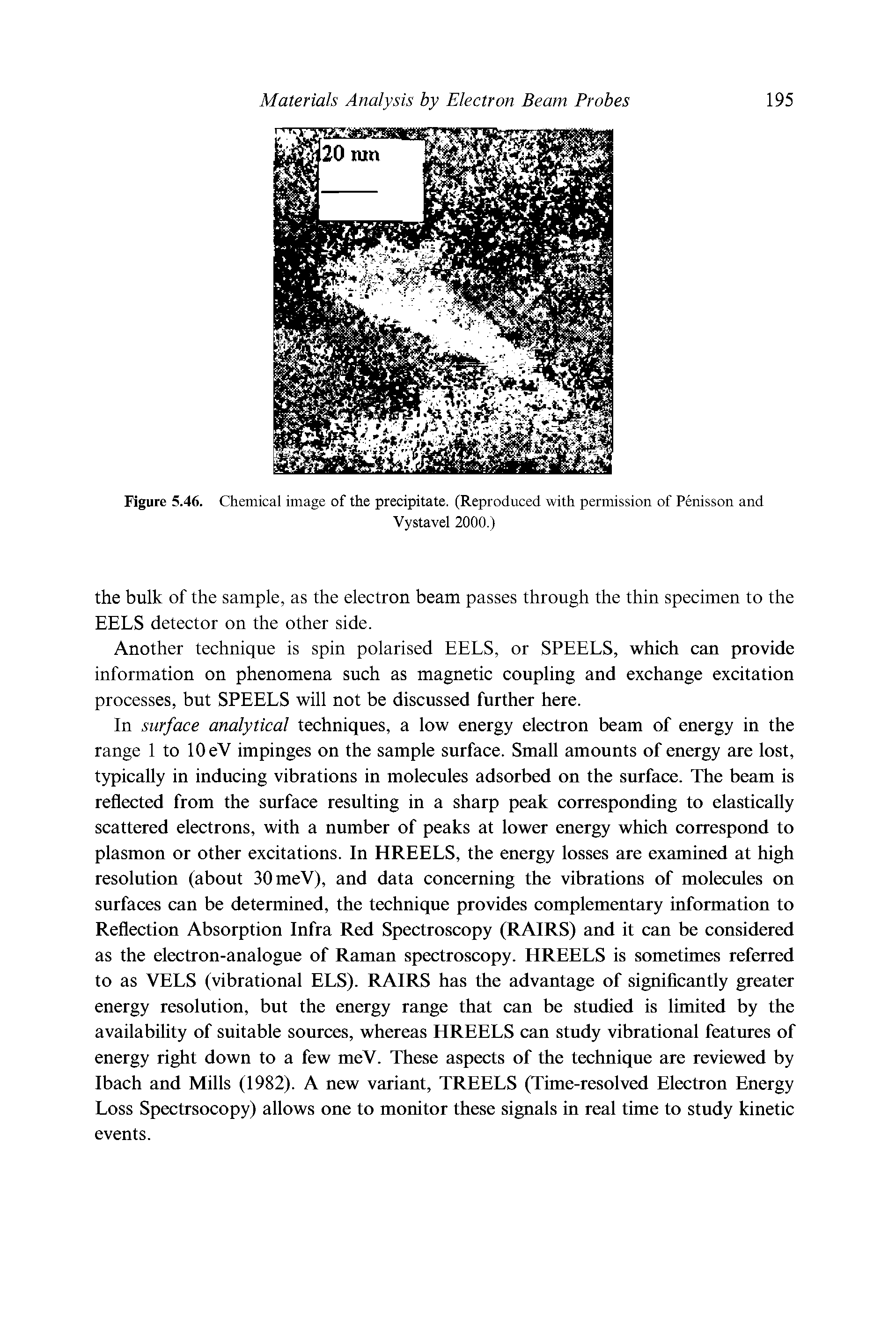 Figure 5.46. Chemical image of the precipitate. (Reproduced with permission of Penisson and...