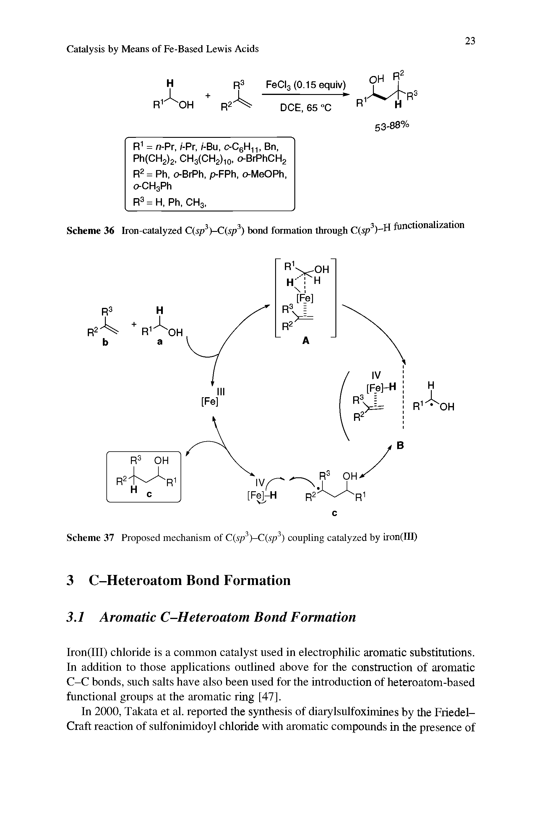 Scheme 37 Proposed mechanism of C(sp )-C(sp ) coupling catalyzed by iron(III)...