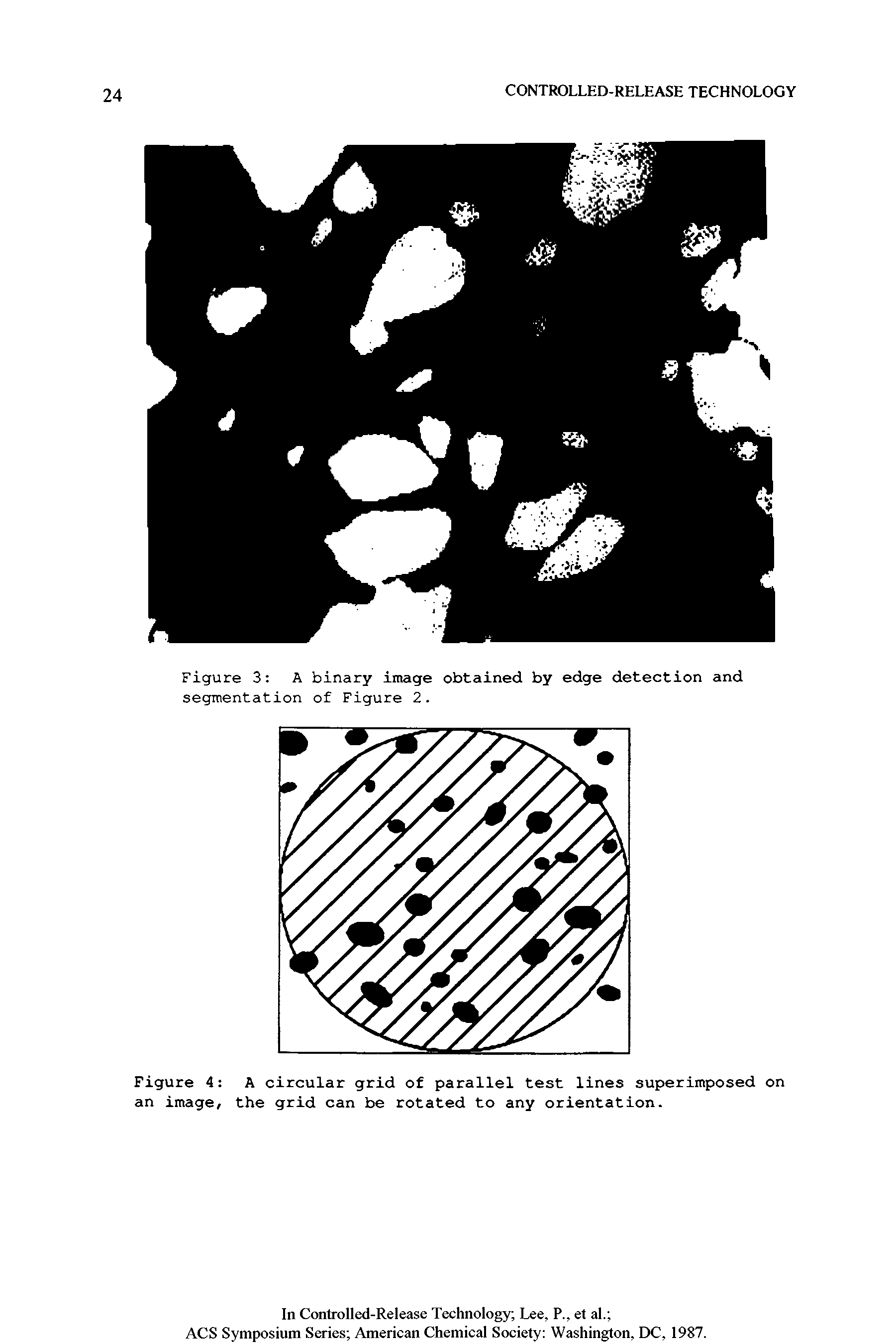 Figure 3 A binary image obtained by edge detection and...