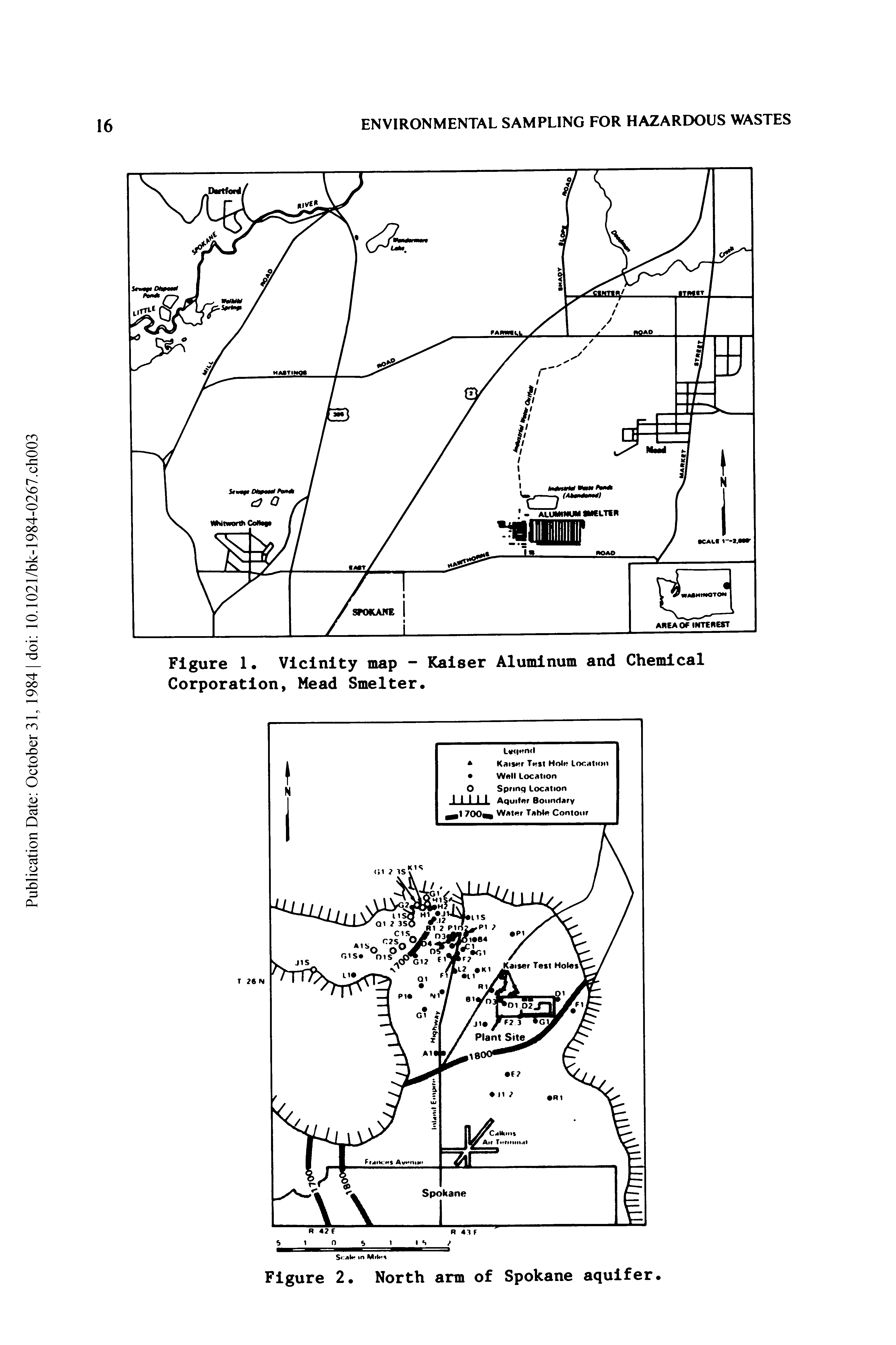 Figure 1. Vicinity map - Kaiser Aluminum and Chemical Corporation, Mead Smelter.