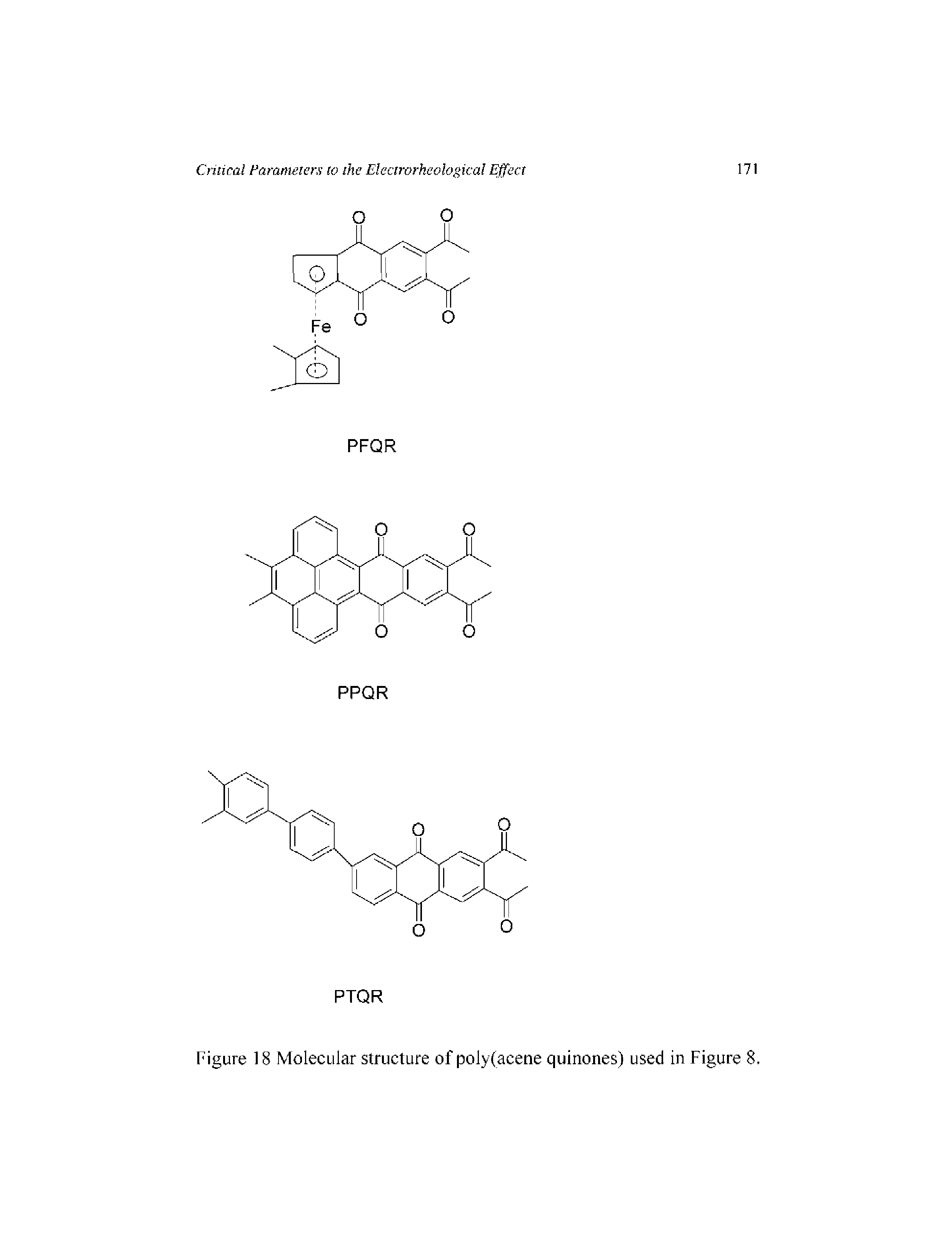 Figure 18 Molecular structure of poly(acene quinones) used in Figure S.