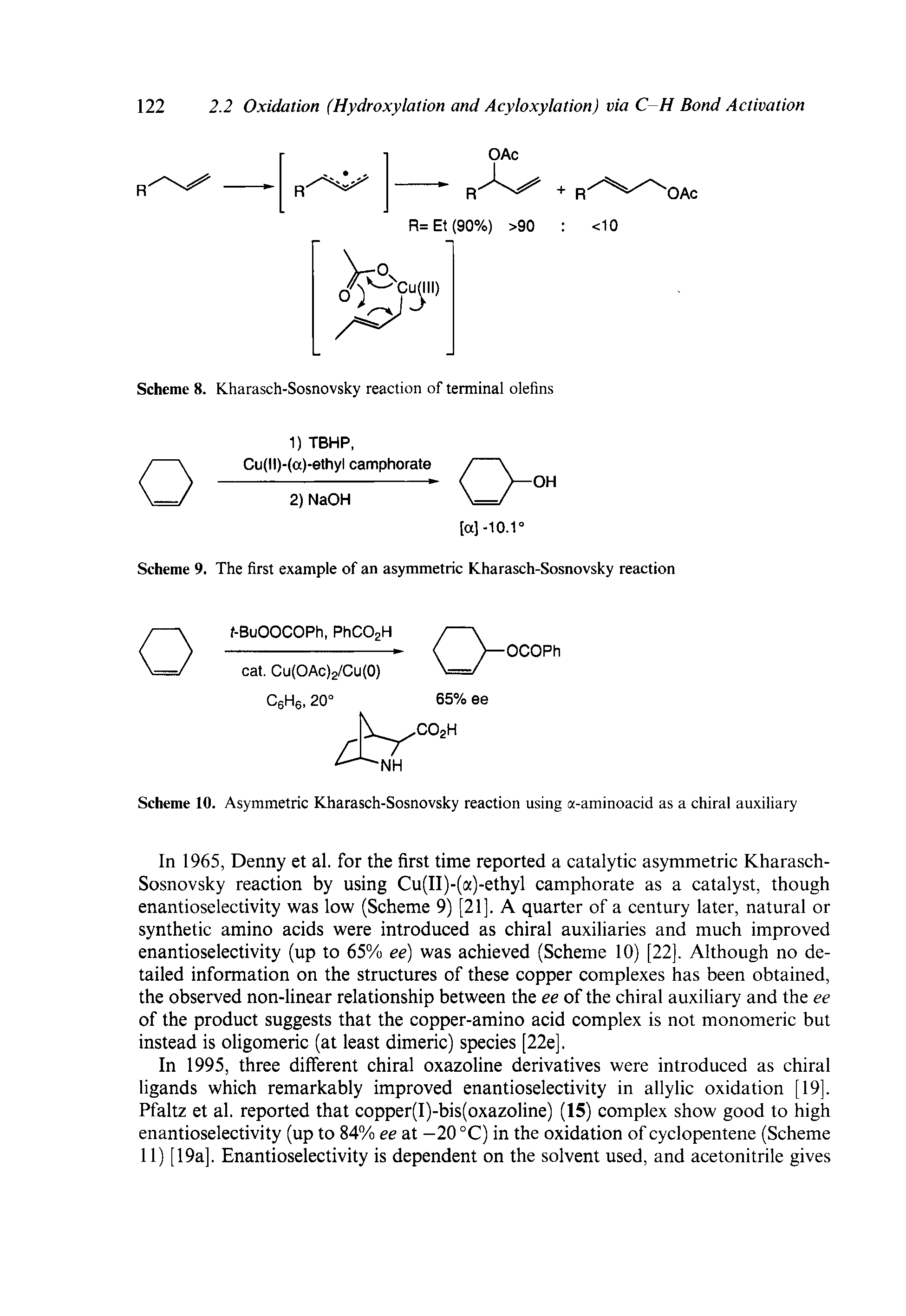 Scheme 8. Kharasch-Sosnovsky reaction of terminal olefins...