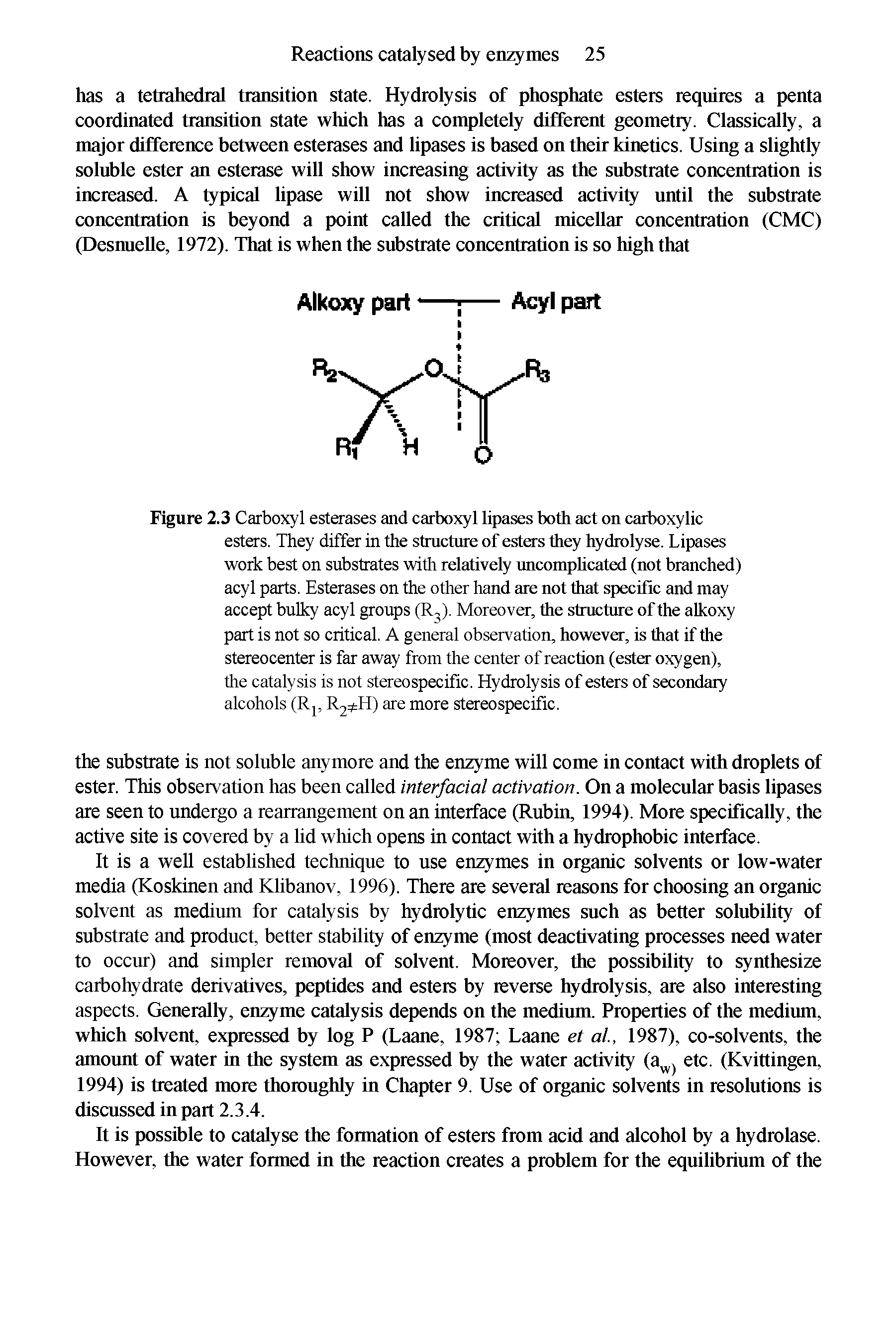 Figure 2.3 Carboxyl esterases and carboxyl lipases both act on carboxylic...