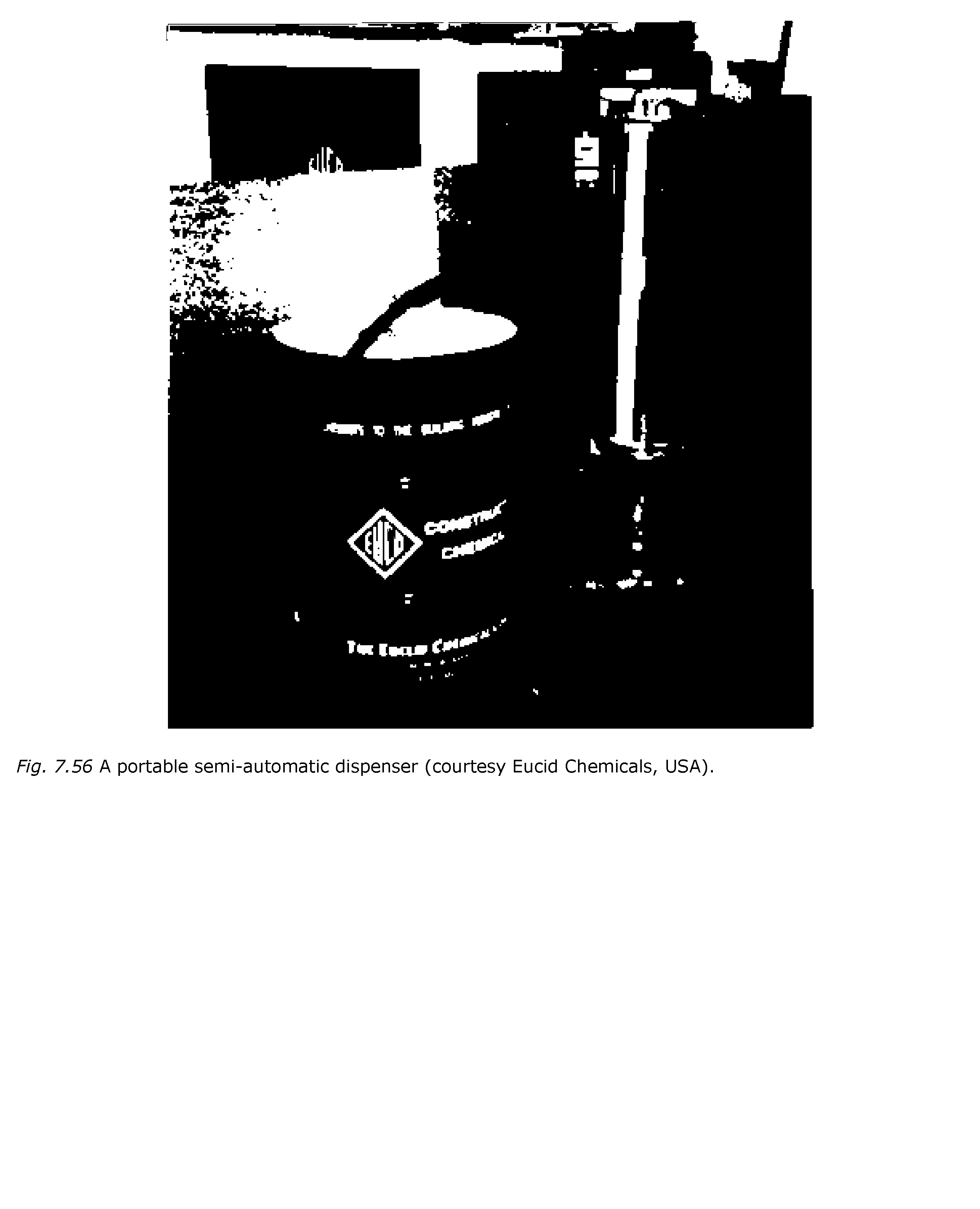Fig. 7.56 A portable semi-automatic dispenser (courtesy Eucid Chemicals, USA).