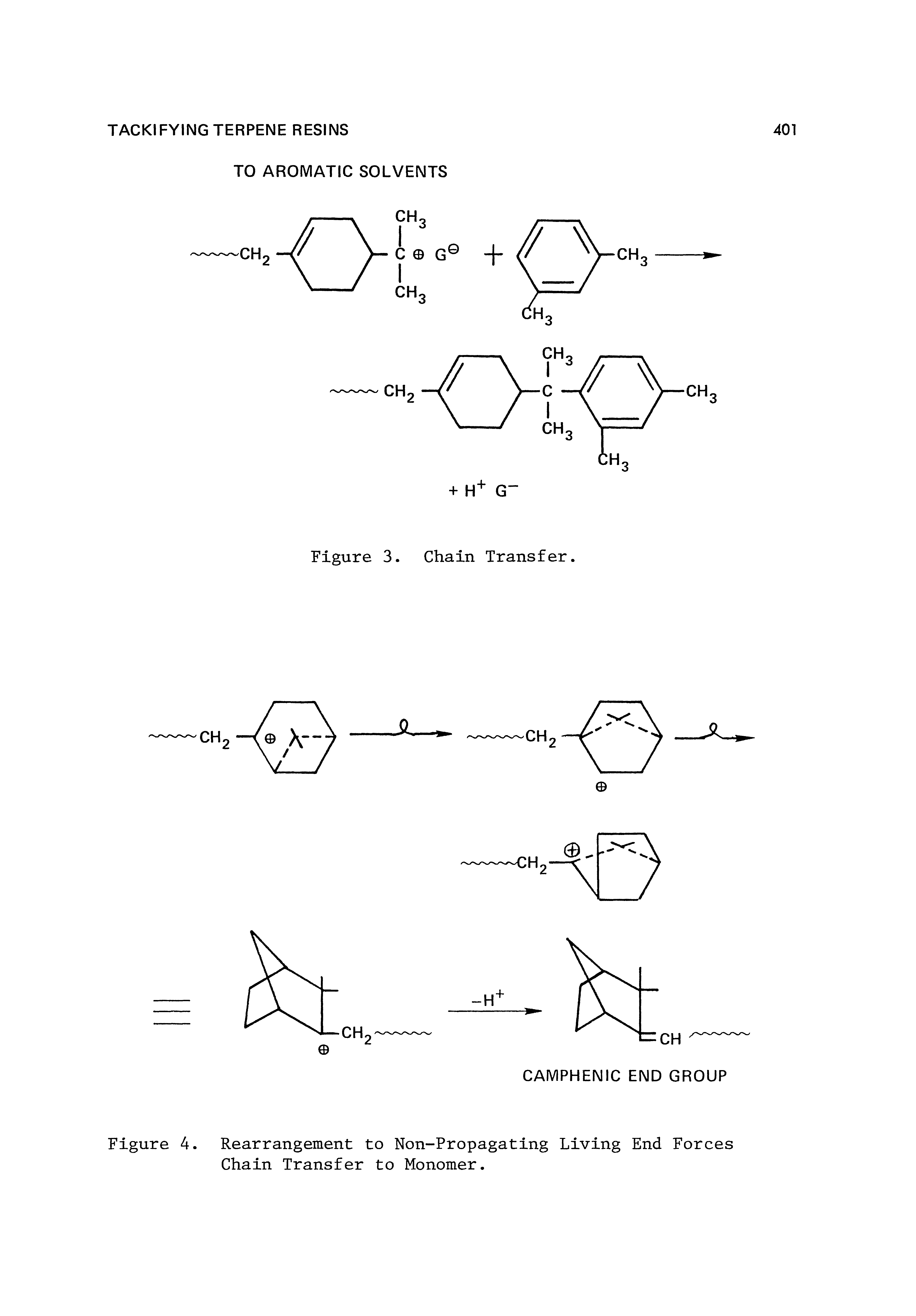 Figure 4. Rearrangement to Non-Propagating Living End Forces Chain Transfer to Monomer.