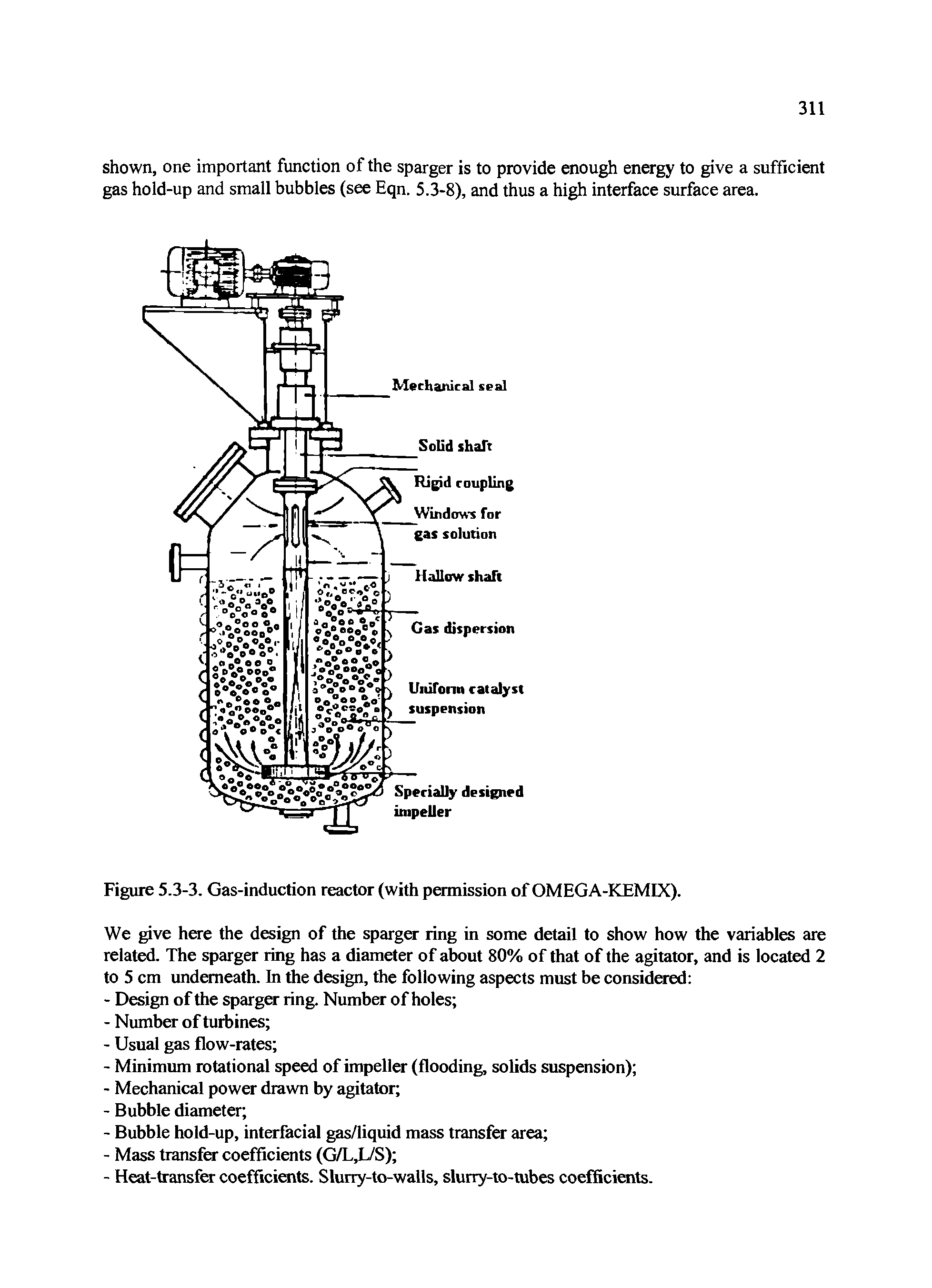 Figure 5.3-3. Gas-induction reactor (with permission of OMEGA-KEMIX).