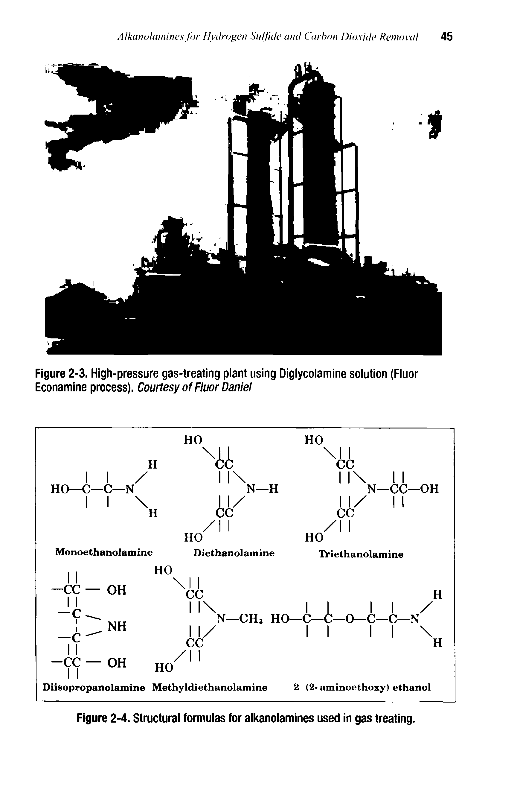Figure 2-3. High-pressure gas-treating plant using Diglycolamine solution (Fluor Econamine process). Courtesy of Fluor Daniel...