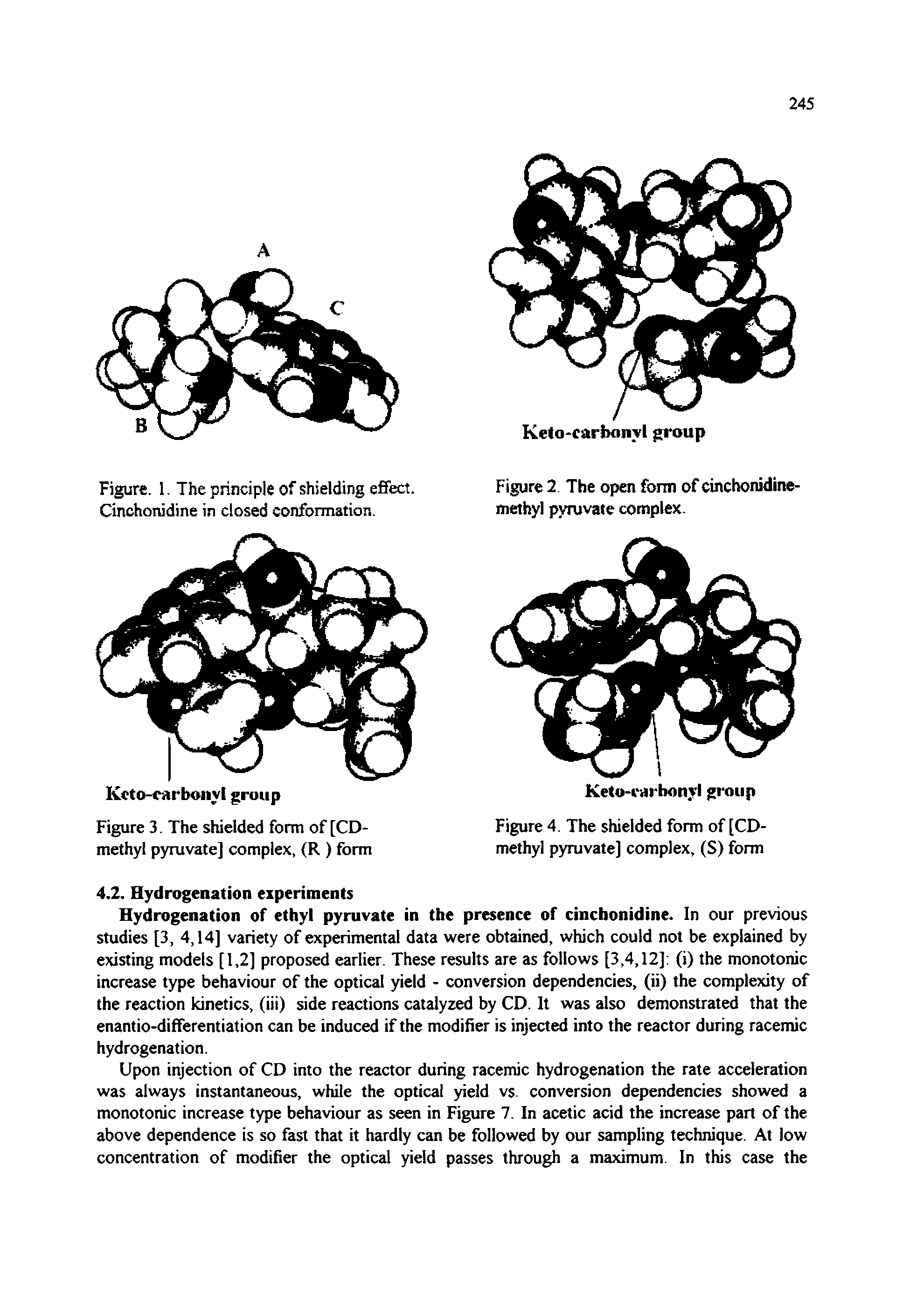Figure 2 The open fonn of cinchonidine-methyl pyruvate complex.