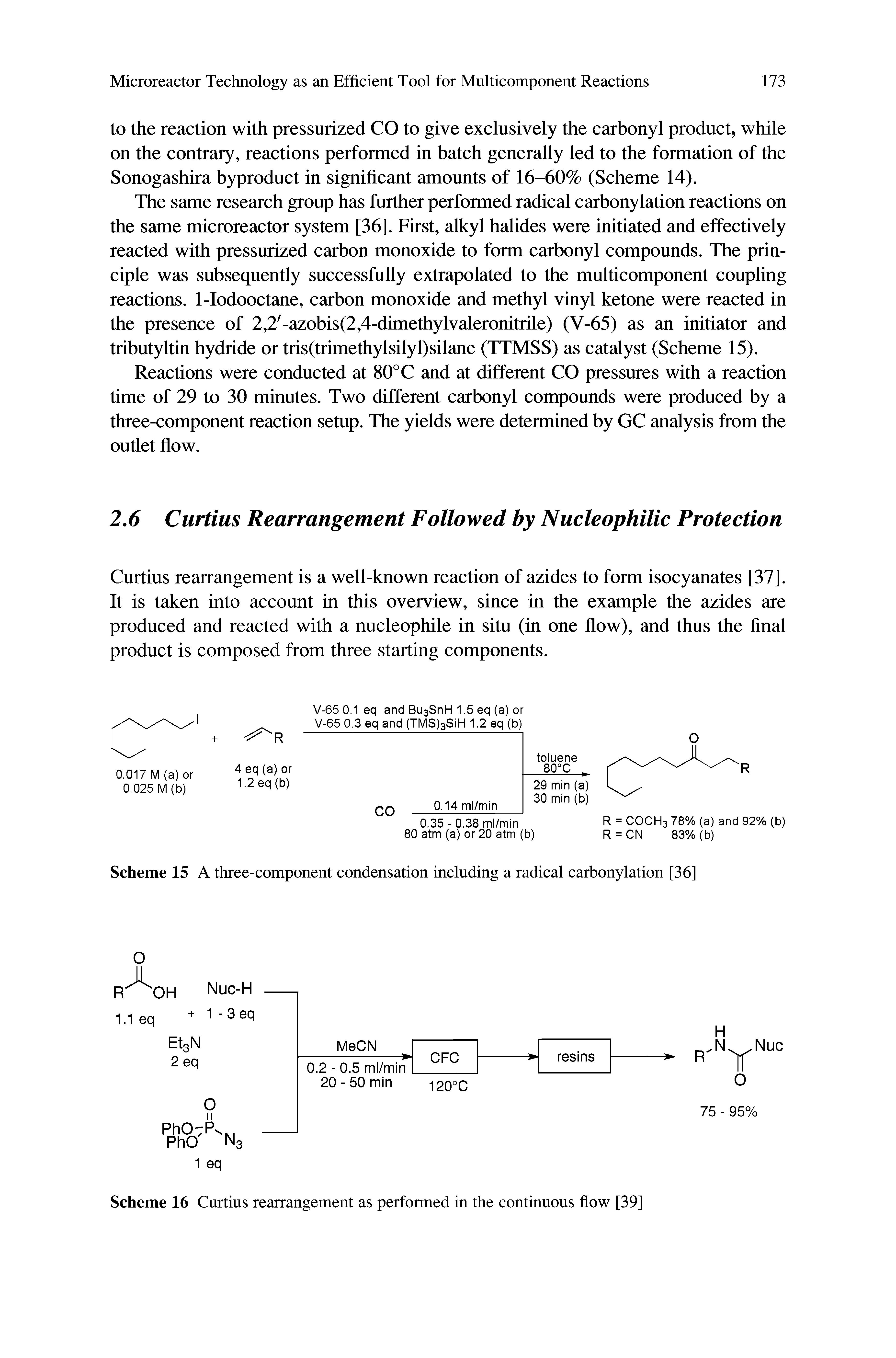 Scheme 15 A three-component condensation including a radical carbonylation [36]...