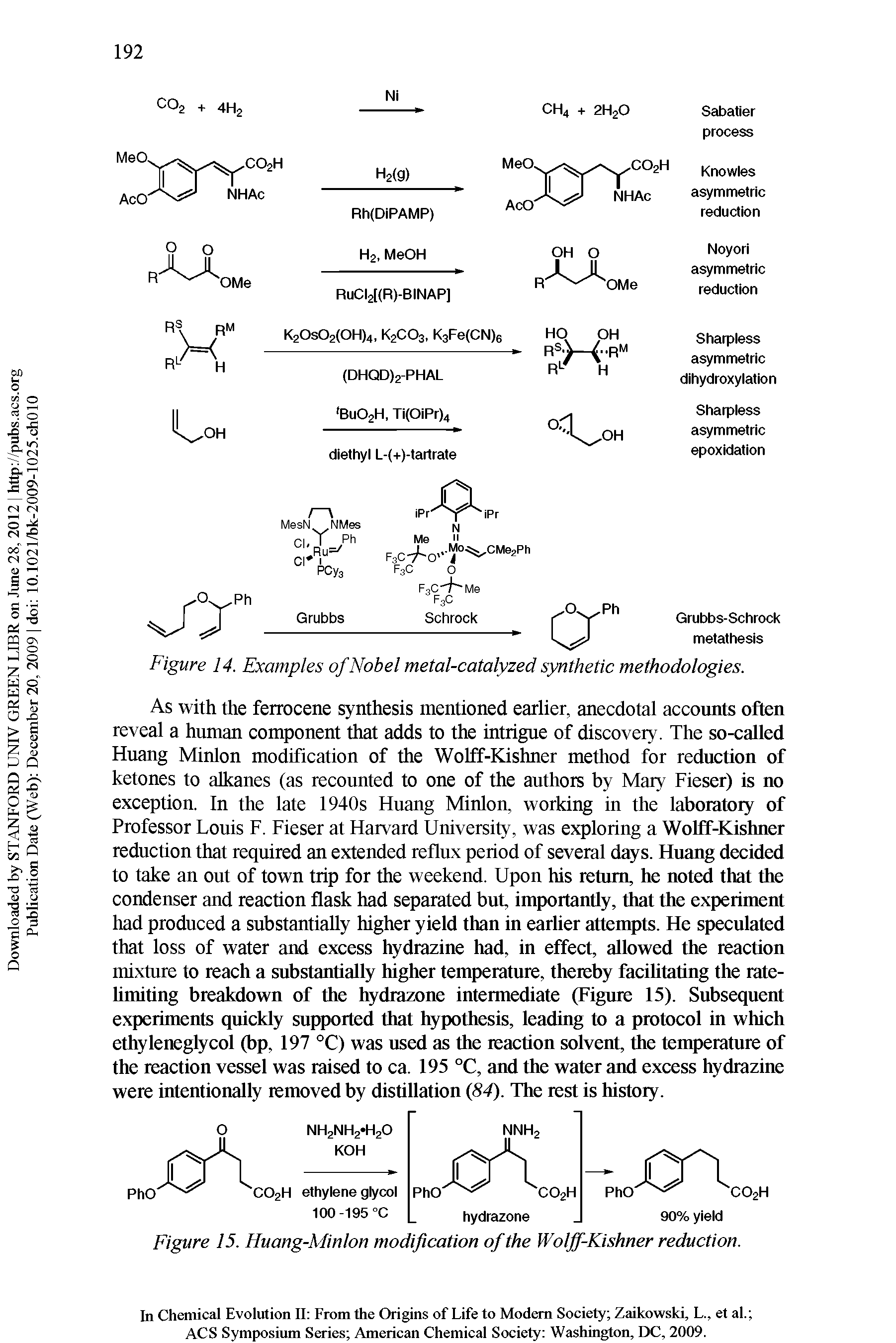 Figure 14. Examples of Nobel metal-catalyzed synthetic methodologies.