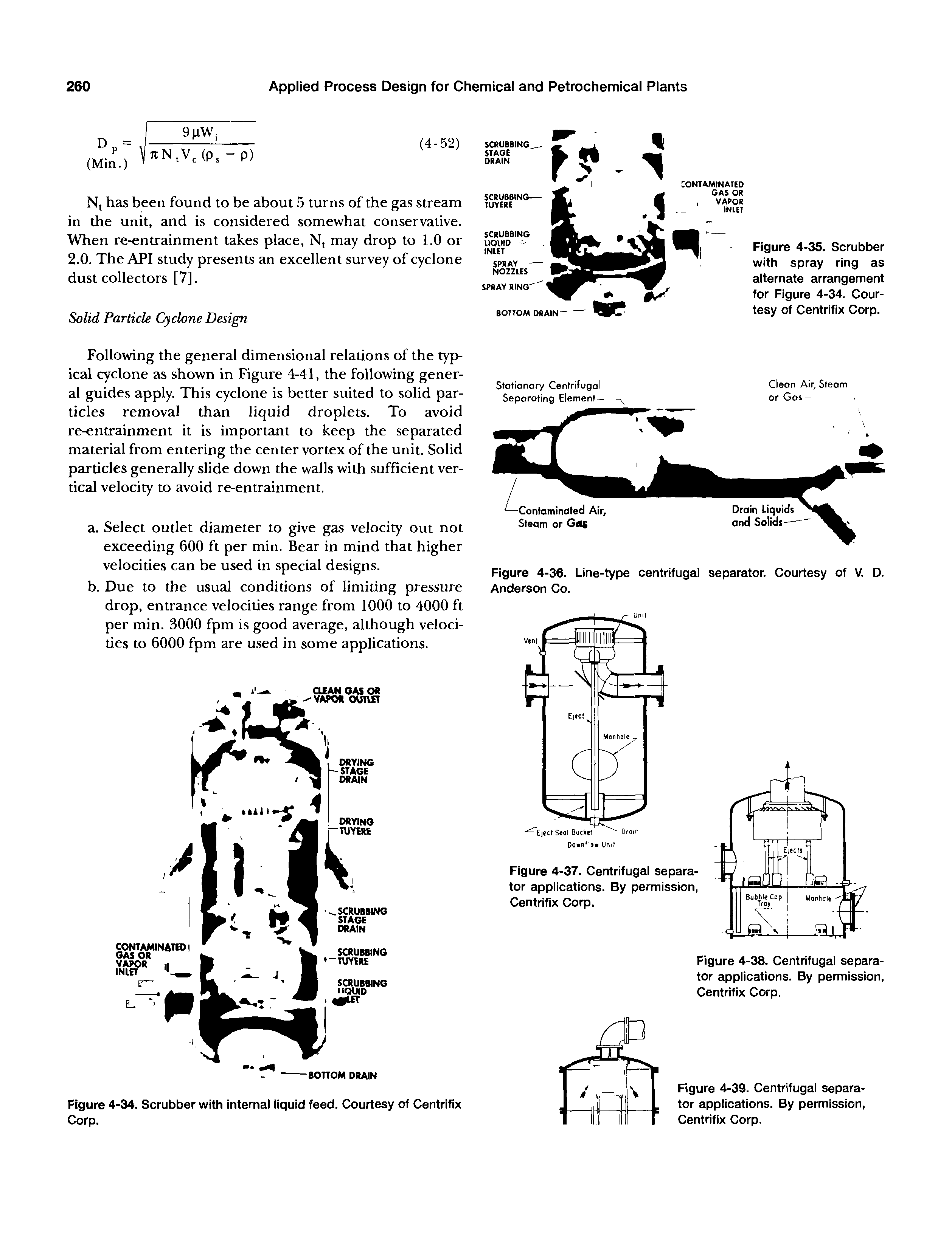 Figure 4-37. Centrifugal separator applications. By permission, Centrifix Corp.