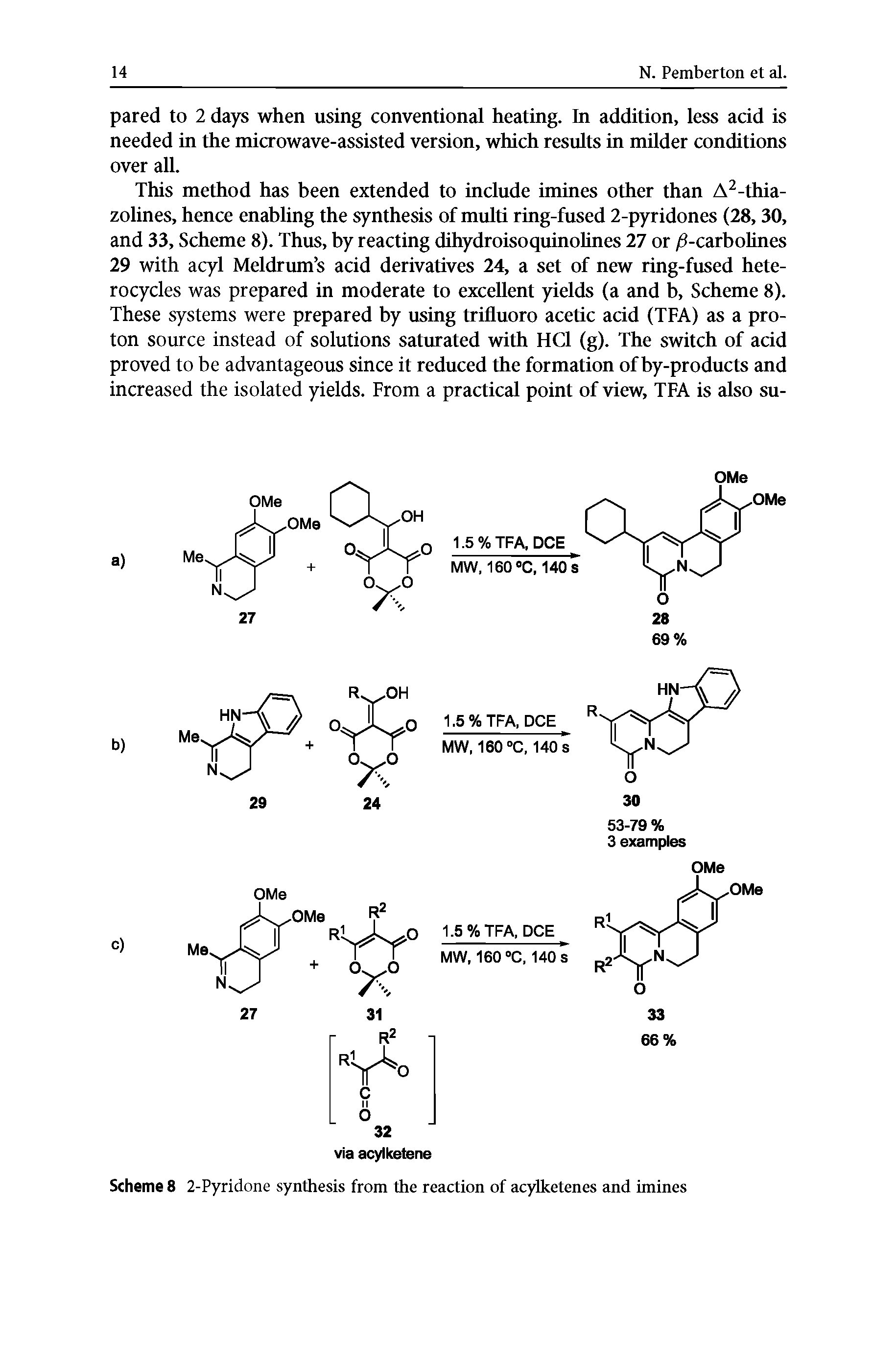Scheme 8 2-Pyridone synthesis from the reaction of acylketenes and imines...