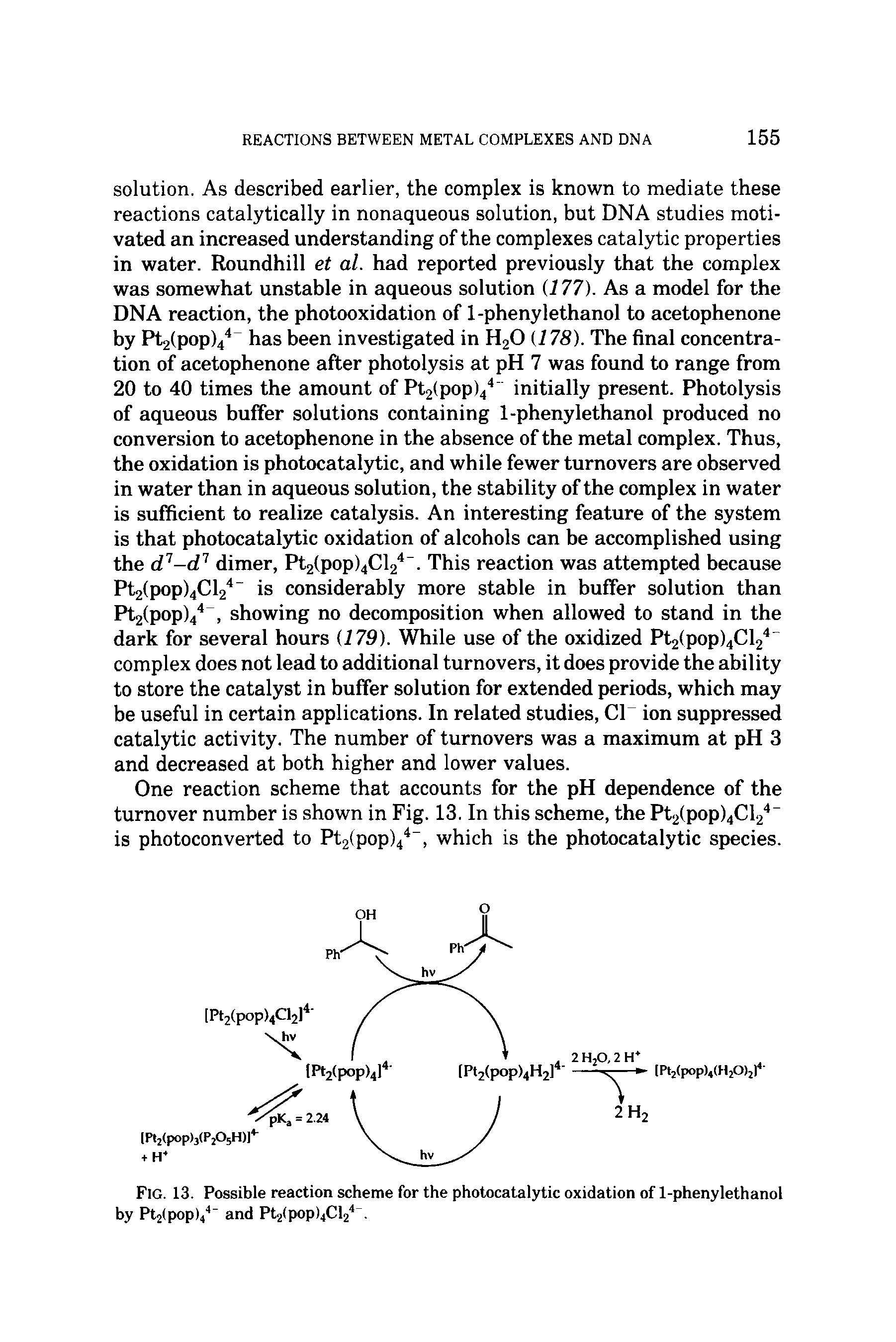 Fig. 13. Possible reaction scheme for the photocatalytic oxidation of 1-phenylethanol...