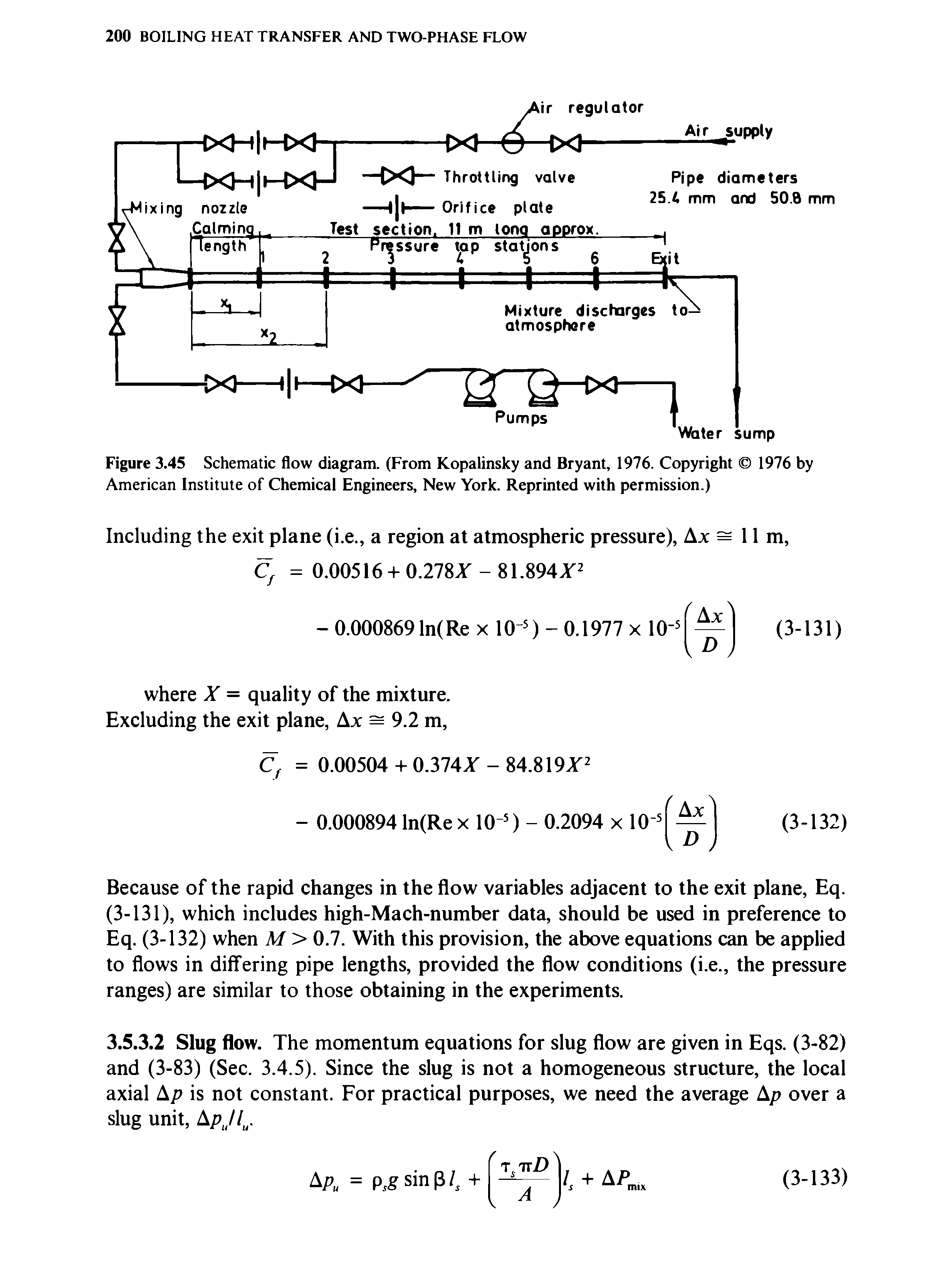 Figure 3.45 Schematic flow diagram. (From Kopalinsky and Bryant, 1976. Copyright 1976 by American Institute of Chemical Engineers, New York. Reprinted with permission.)...
