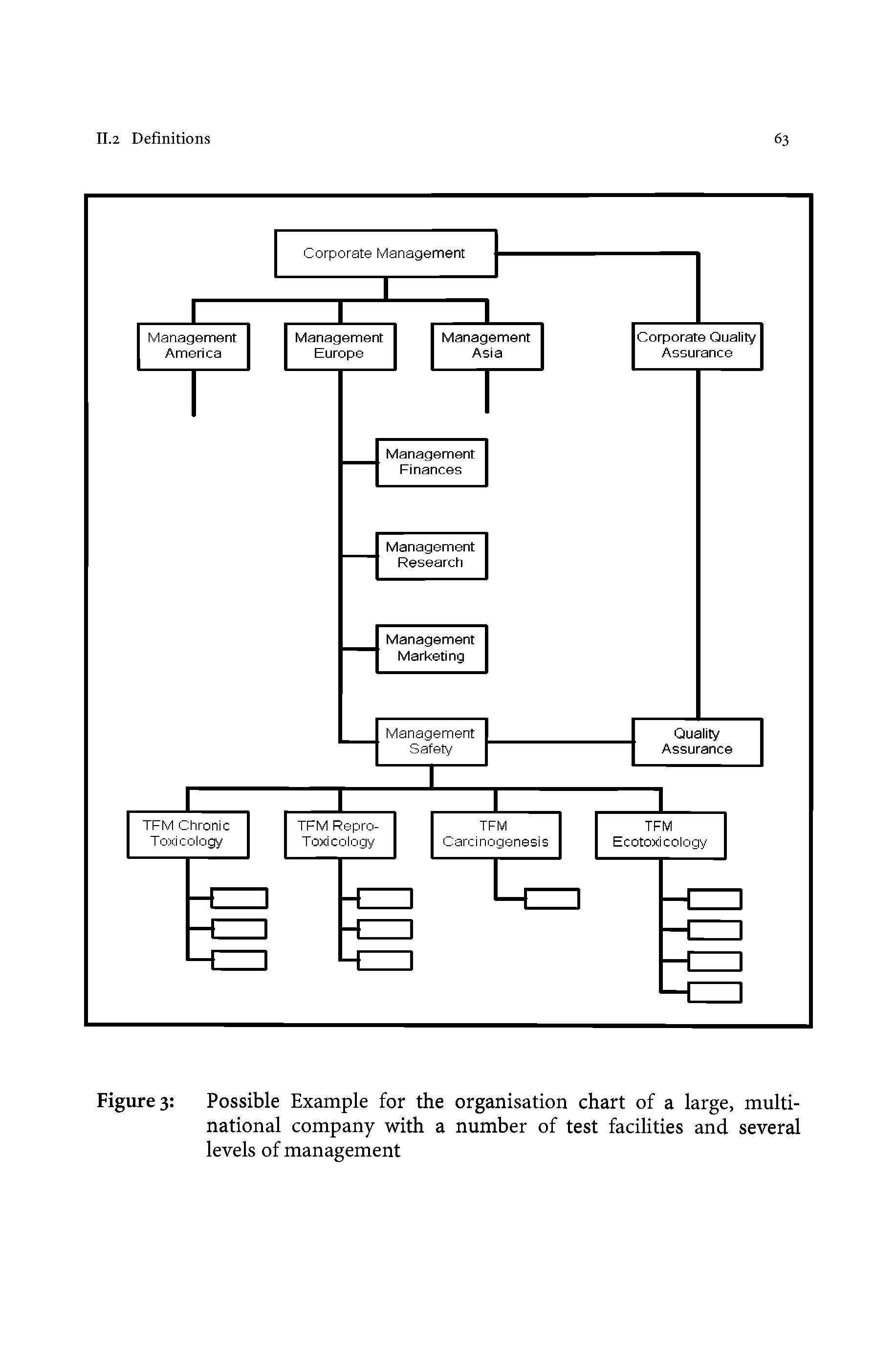 Figures Possible Example for the organisation chart of a large, multi-...