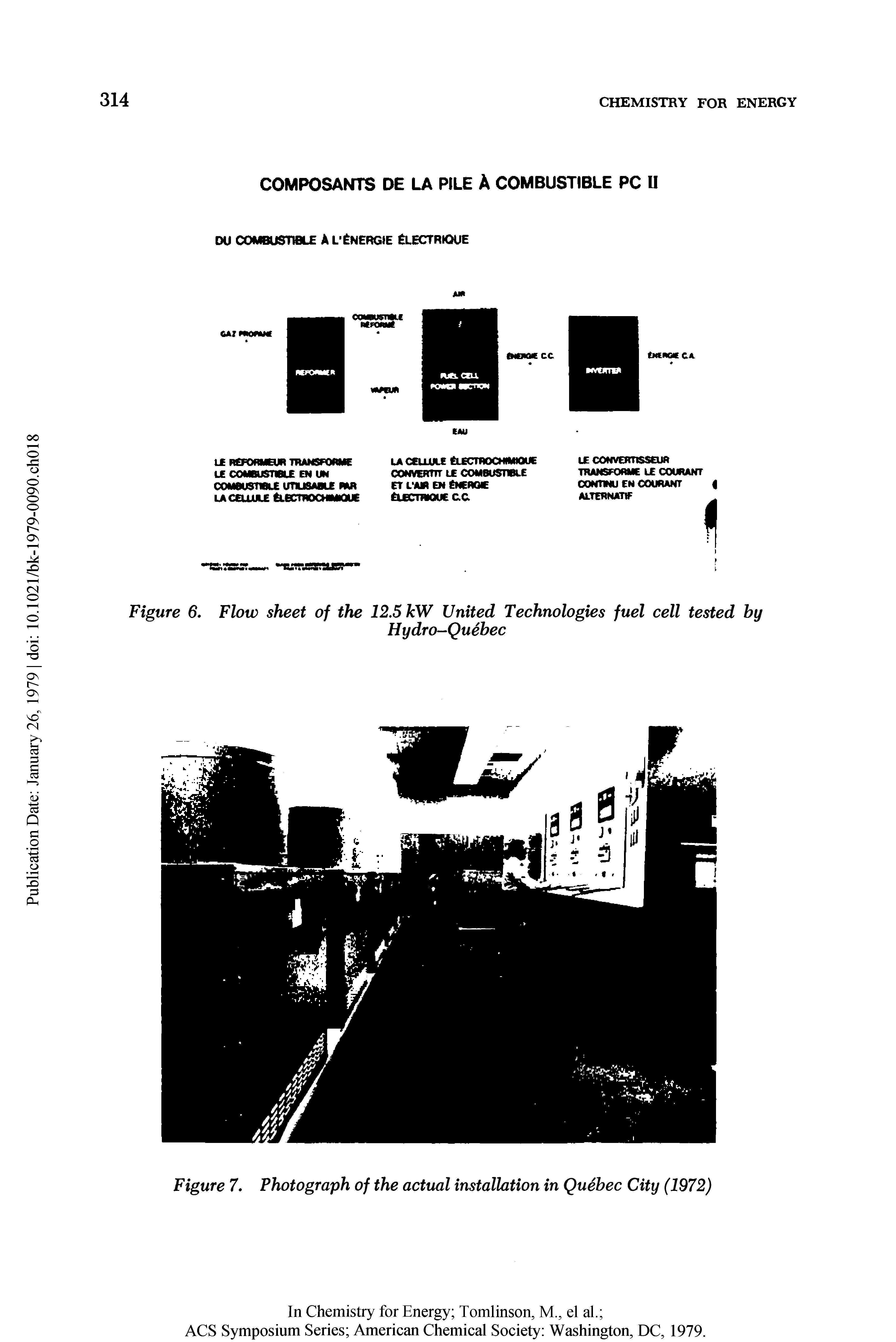 Figure 6, Flow sheet of the 12,5 kW United Technologies fuel cell tested by...