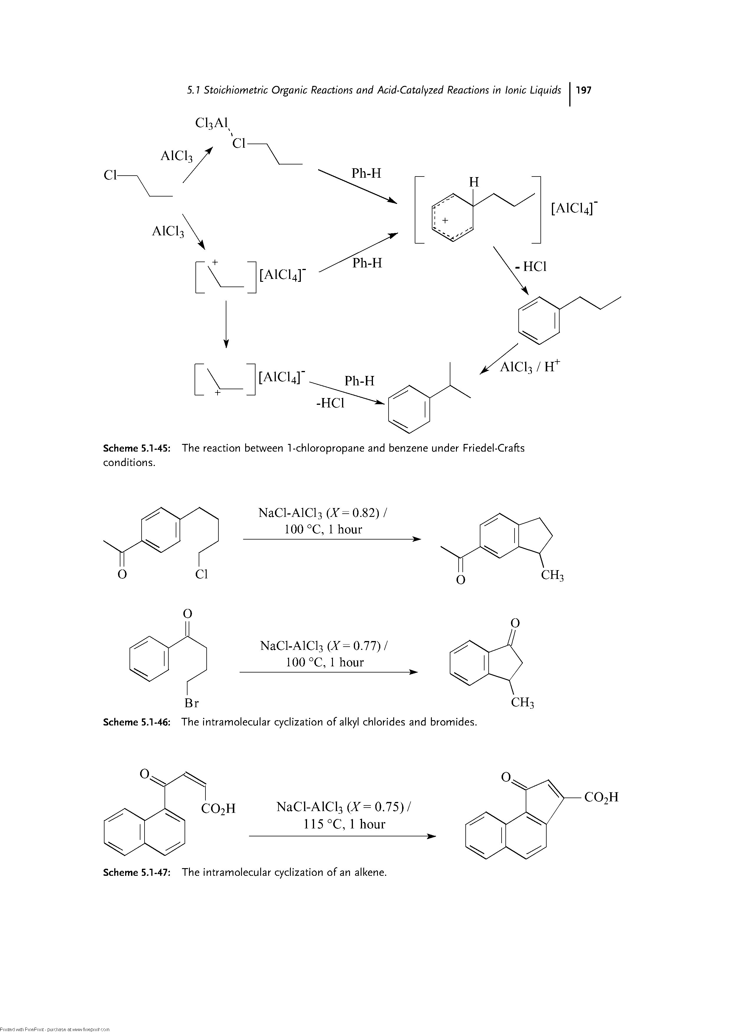 Scheme 5.1-46 The intramolecular cyclization of alkyl chlorides and bromides.