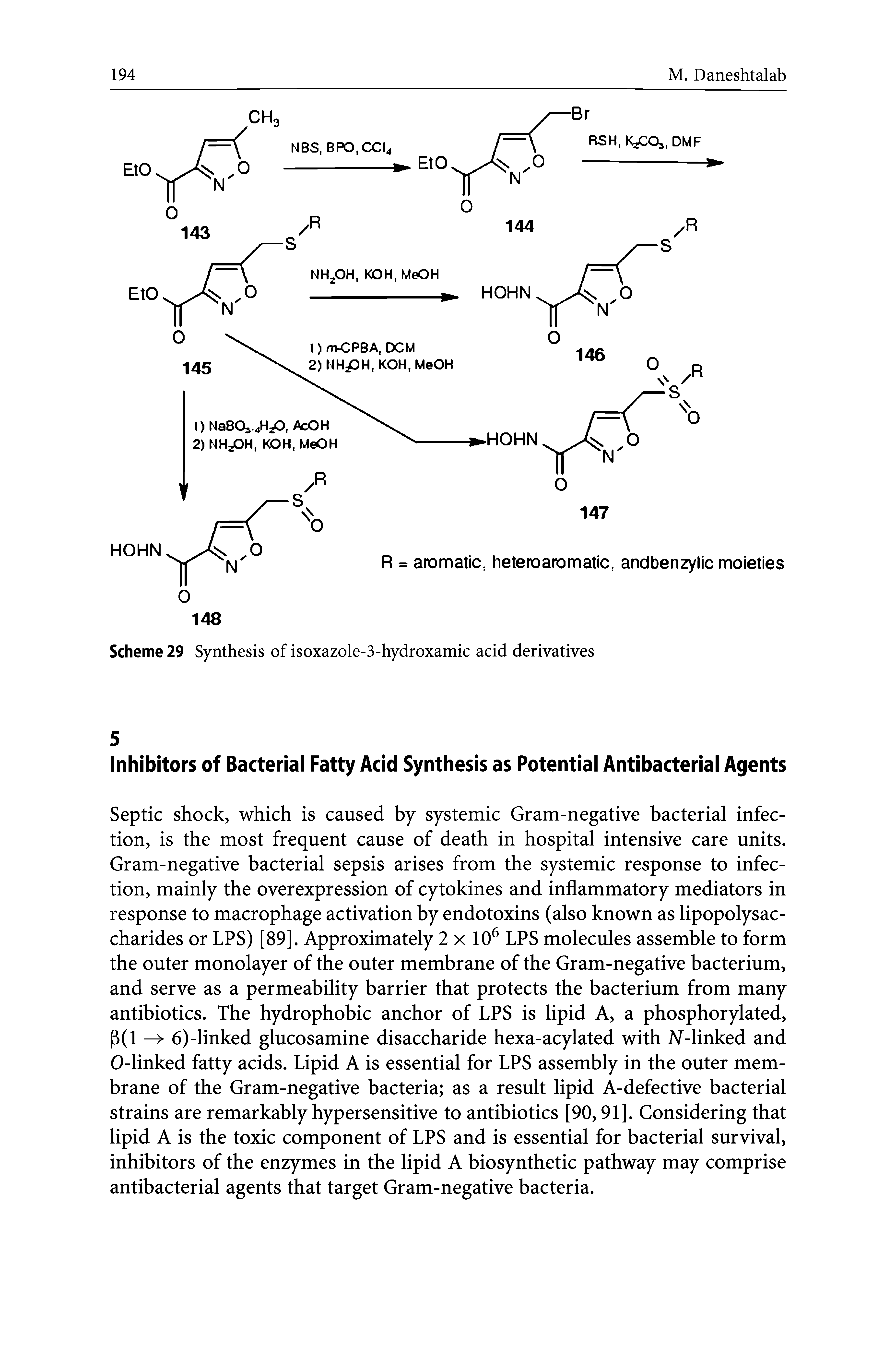 Scheme 29 Synthesis of isoxazole-3-hydroxamic acid derivatives...