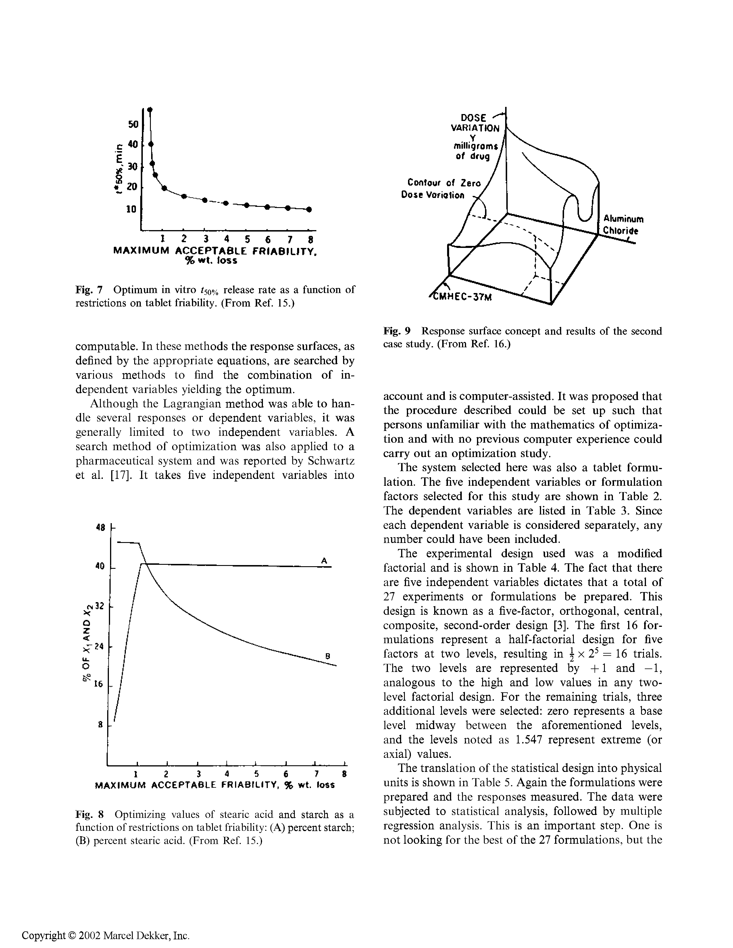 Fig. 9 Response surface concept and results of the second case study. (From Ref. 16.)...