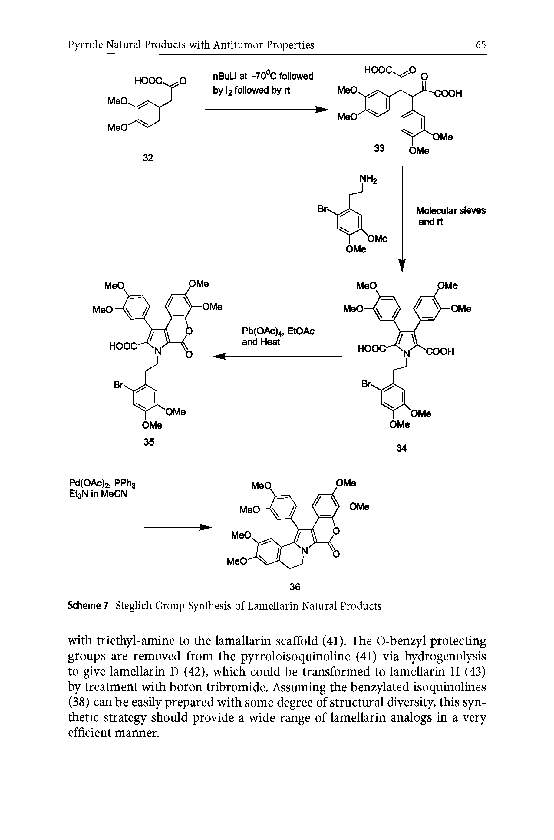 Scheme 7 Steglich Group Synthesis of Lamellarin Natural Products...