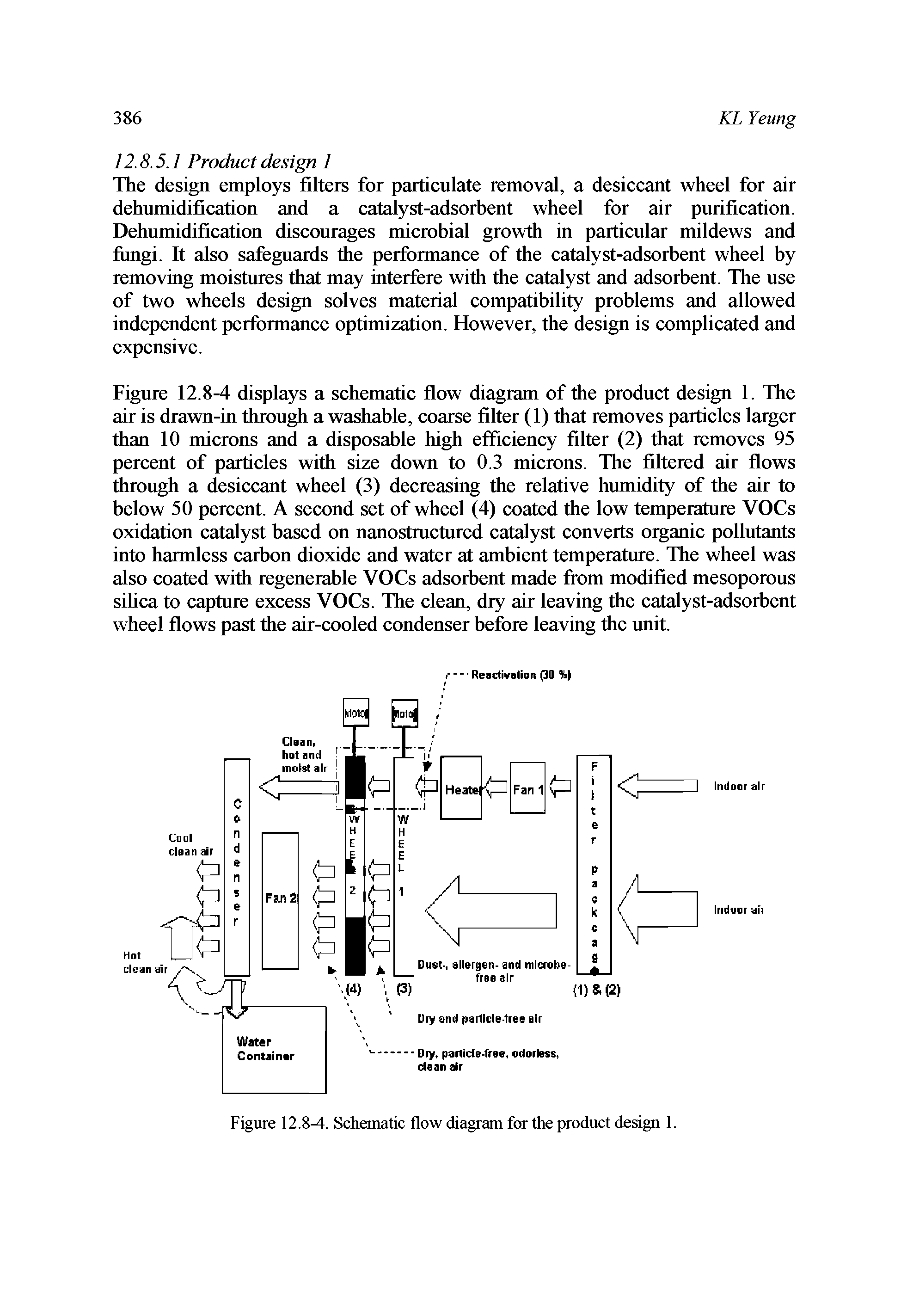 Figure 12.8-4. Schematic flow diagram for the product design 1.