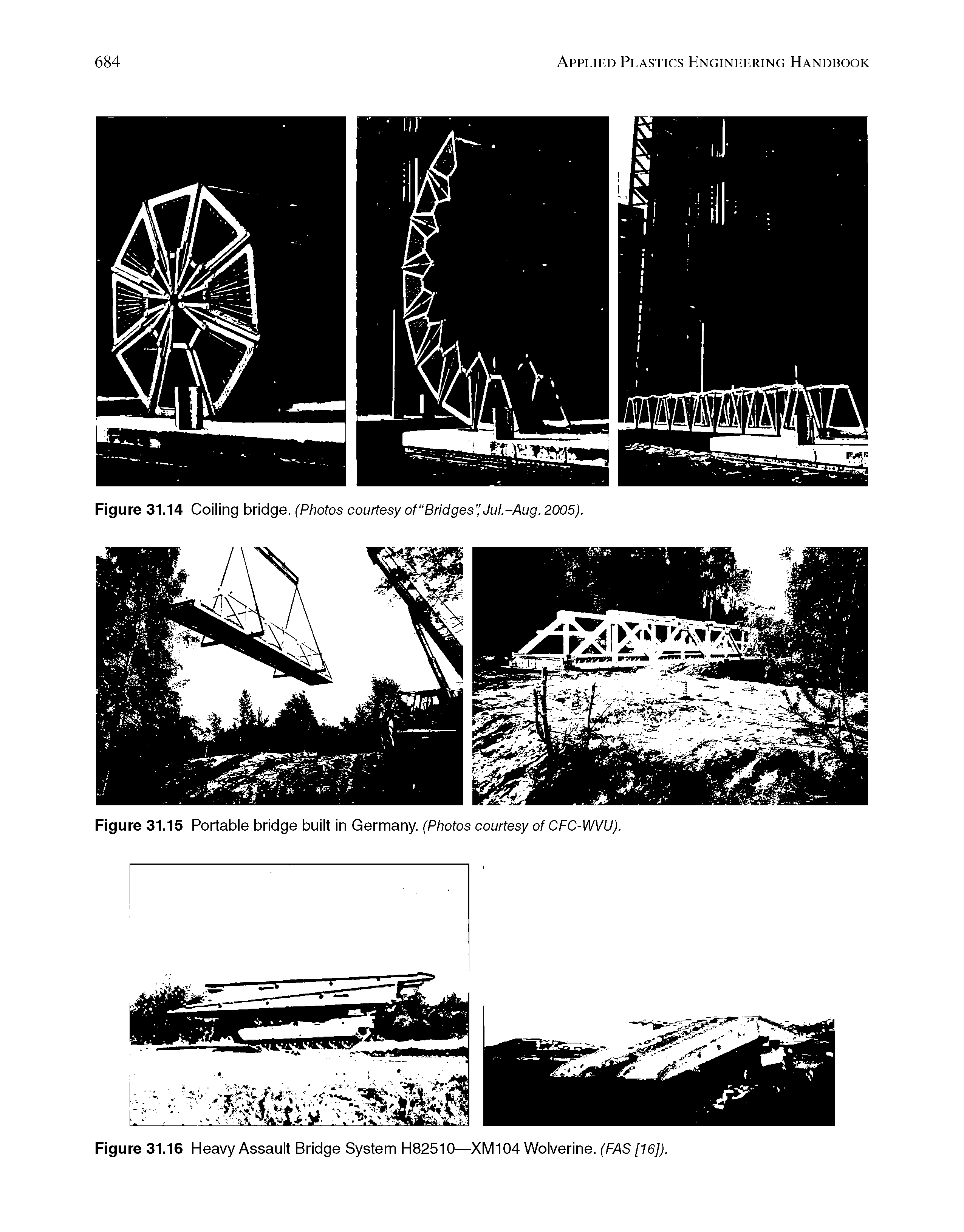 Figure 31.14 Coiling bridge. (Photos oourtesy of Bridges" Jul.-Aug. 2005).