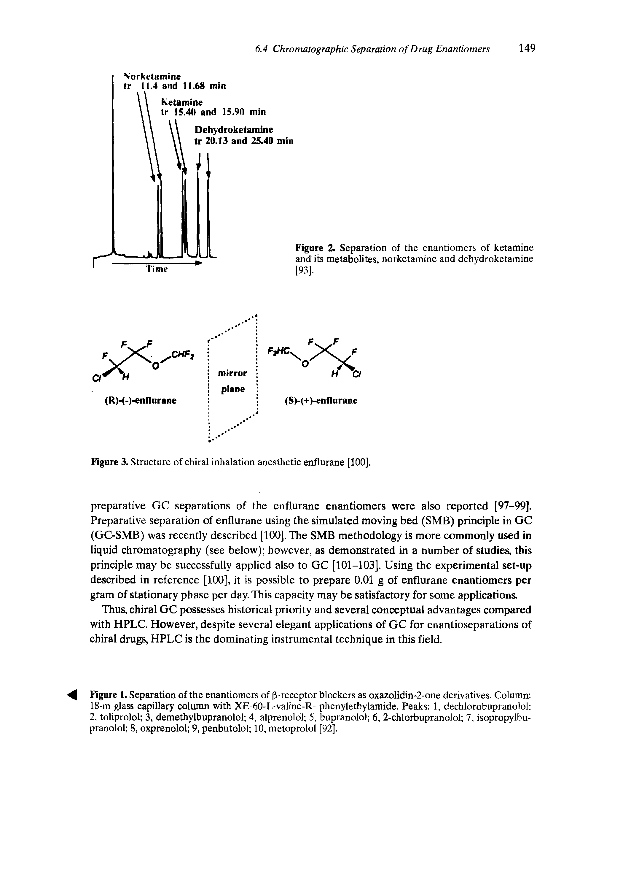 Figure 3. Structure of chiral inhalation anesthetic enflurane [100],...