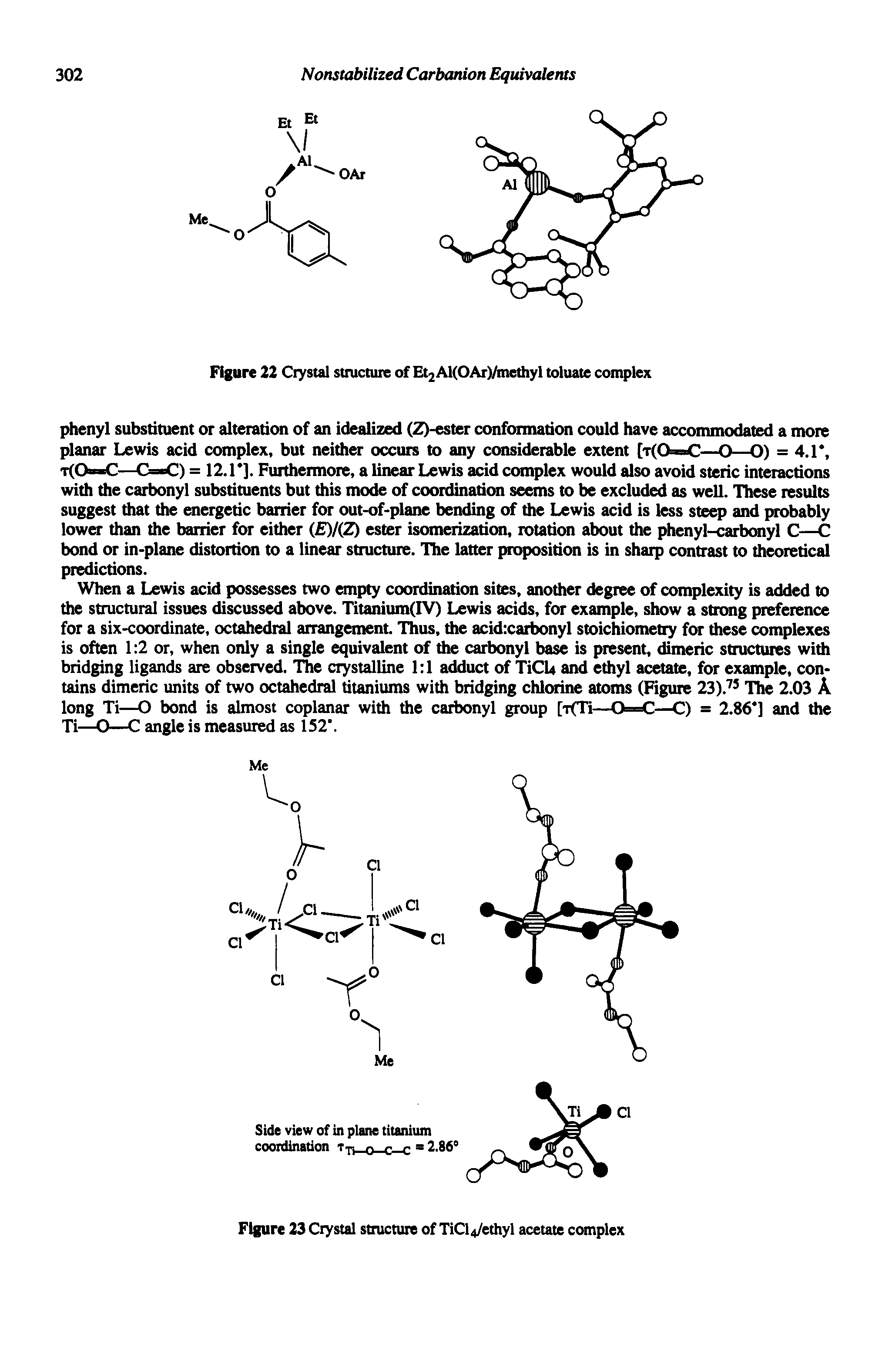 Figure 22 Ciystal stiucture of Et2 Al(OAr)/methyl toluate complex...