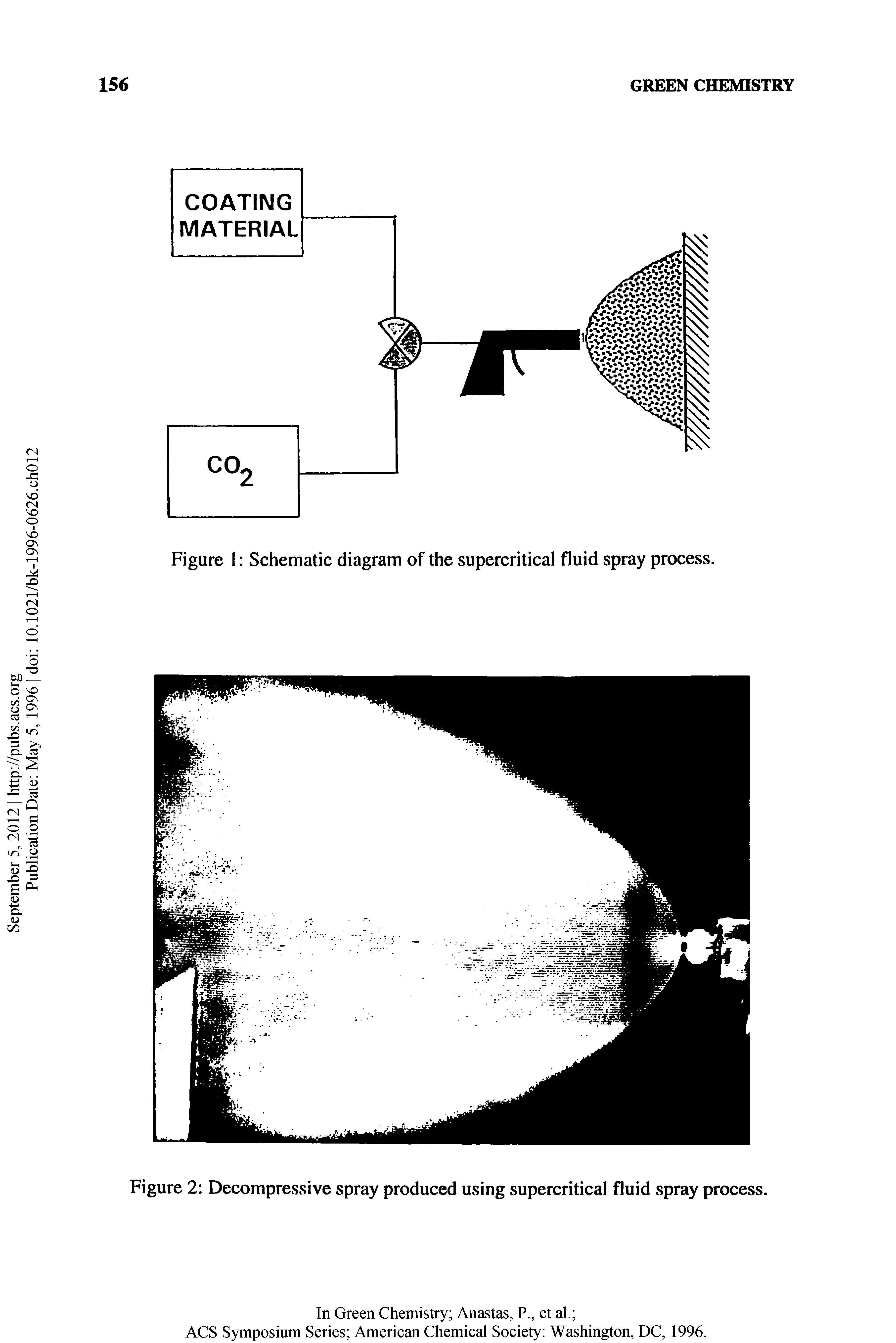 Figure I Schematic diagram of the supercritical fluid spray process.