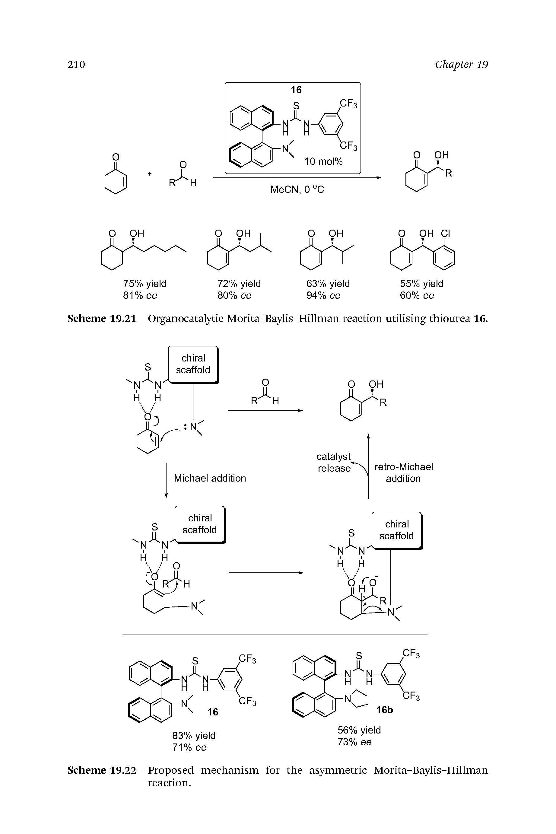 Scheme 19.22 Proposed mechanism for the asymmetric Morita-Baylis-Hillman reaction.