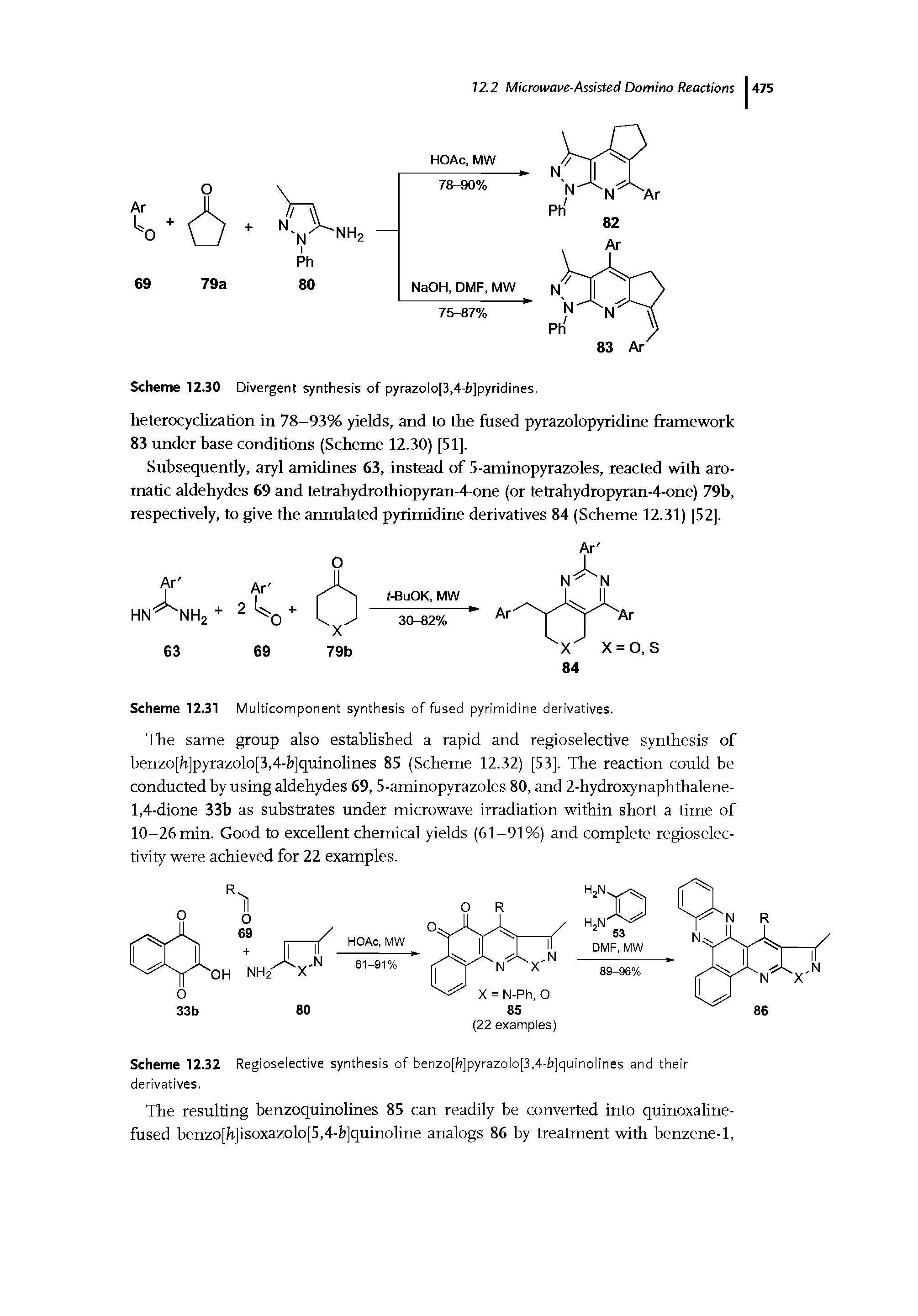 Scheme 1232 Regioselective synthesis of benzo[h]pyrazolo[3,4-fc]quinolines and their derivatives.
