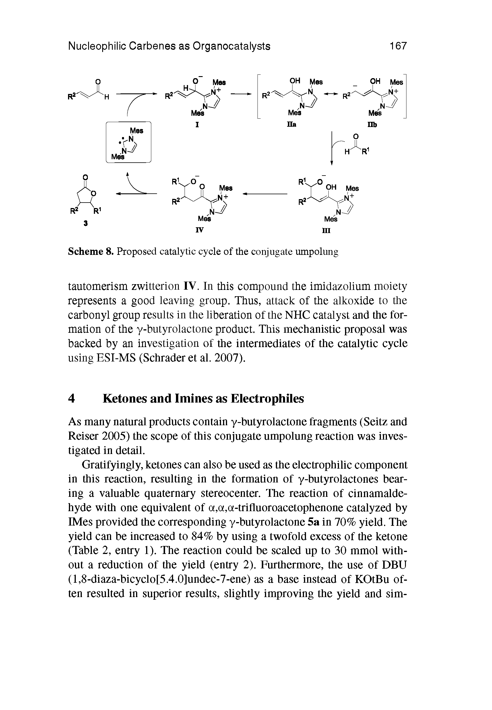 Scheme 8. Proposed catalytic cycle of the conjugate umpolung...