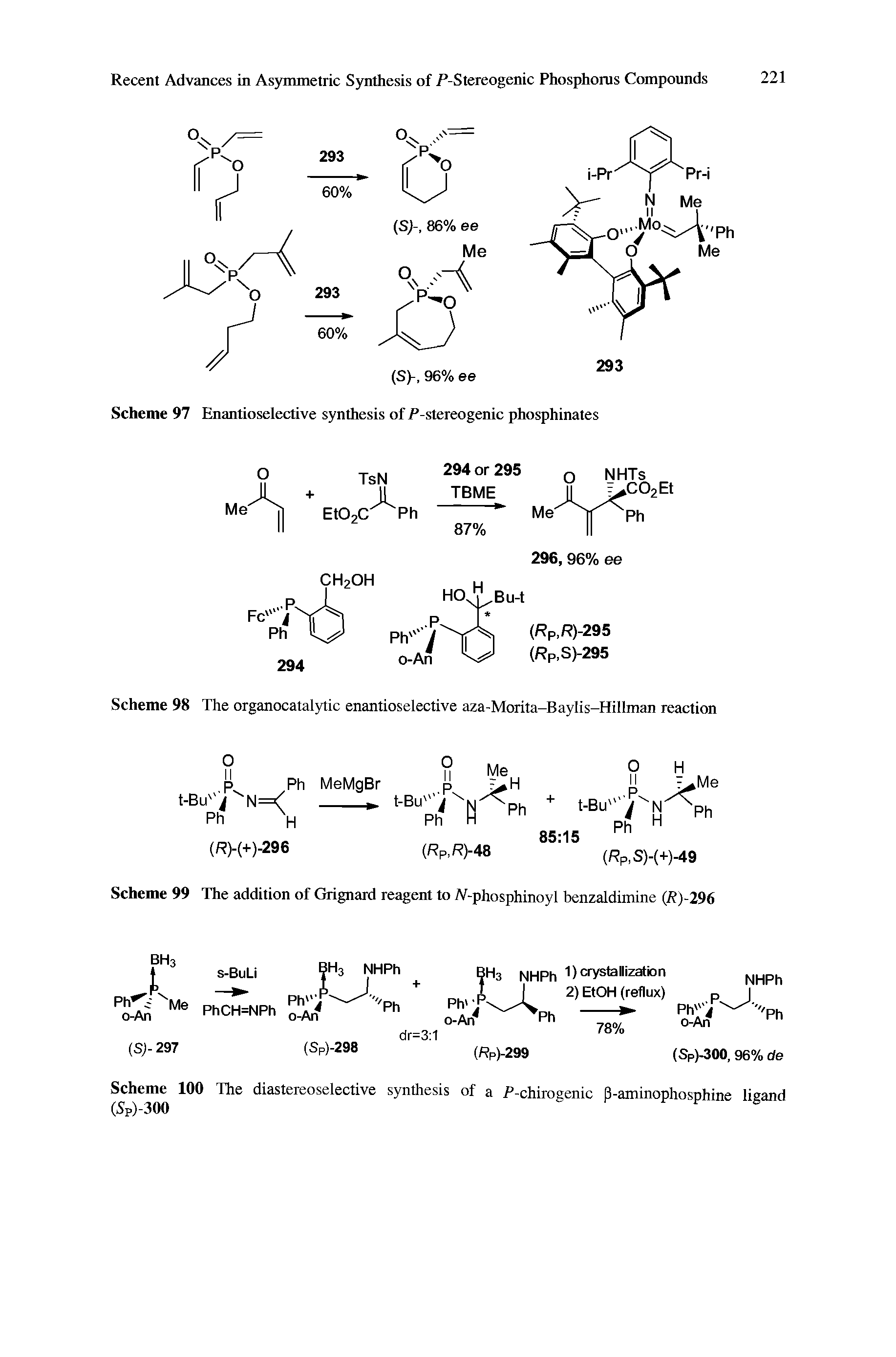 Scheme 98 The organocatalytic enantioselective aza-Morita-Baylis-Hillman reaction O...