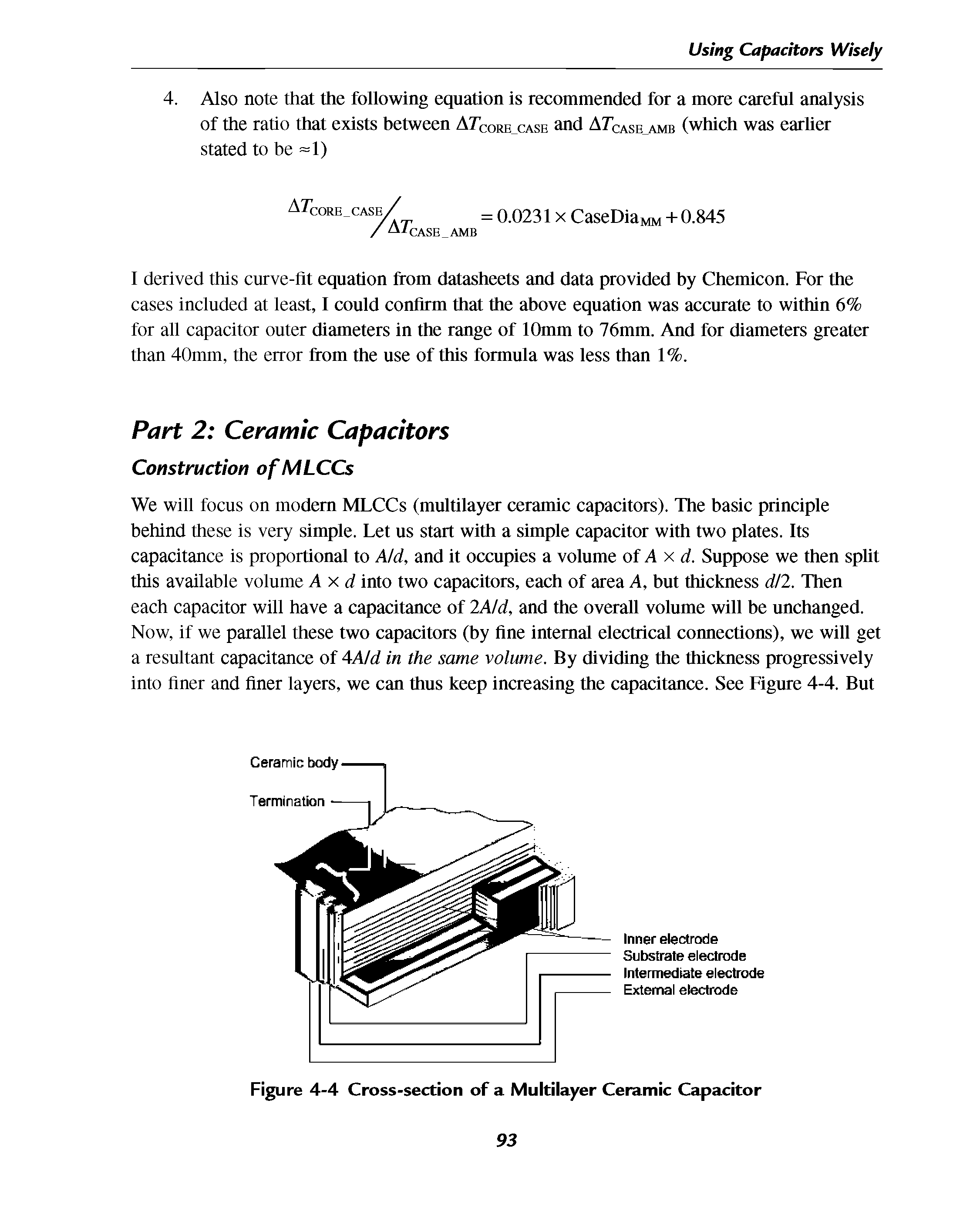 Figure 4-4 Cross-section of a Multilayer Ceramic Capacitor...