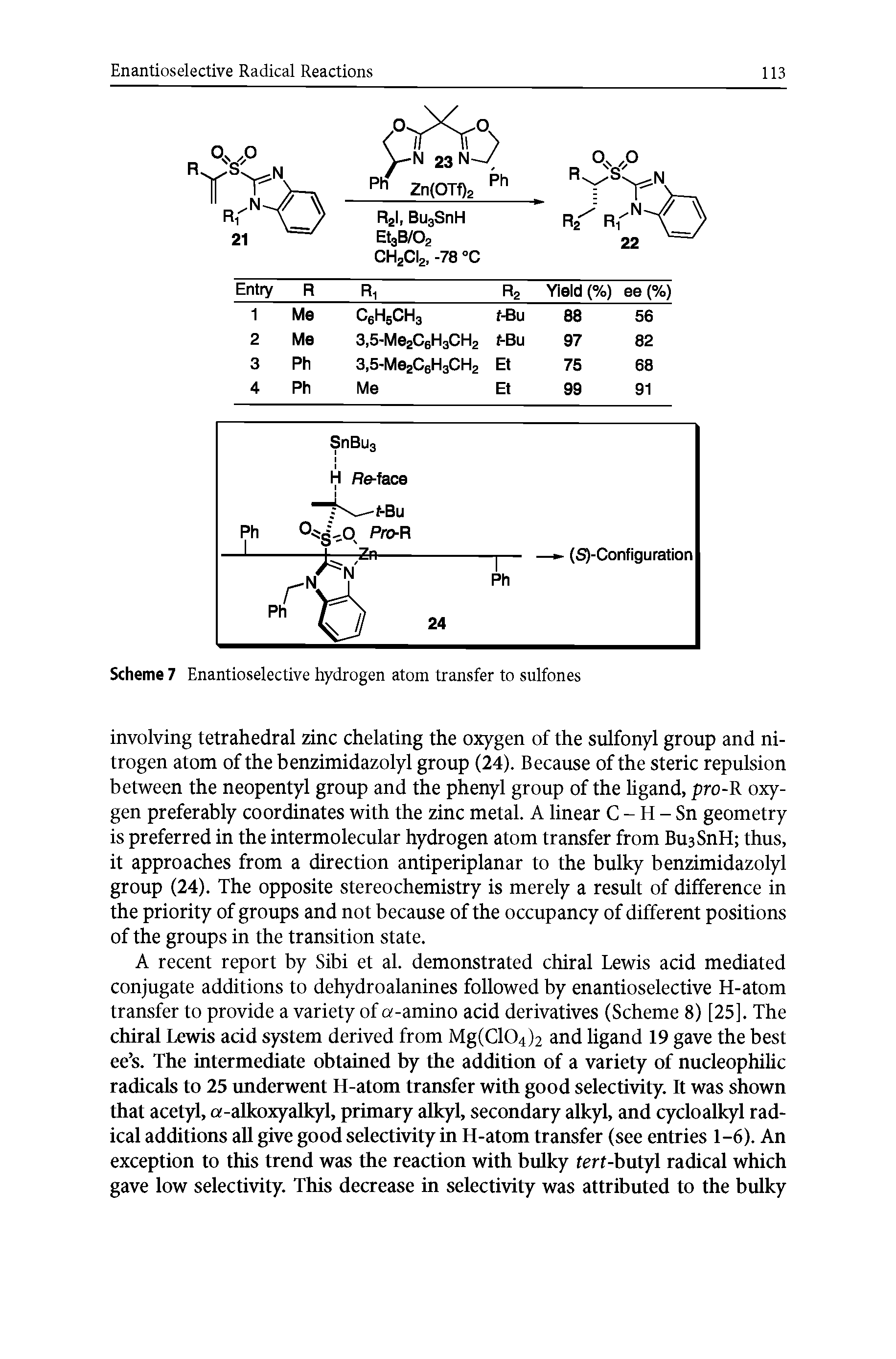 Scheme 7 Enantioselective hydrogen atom transfer to sulfones...