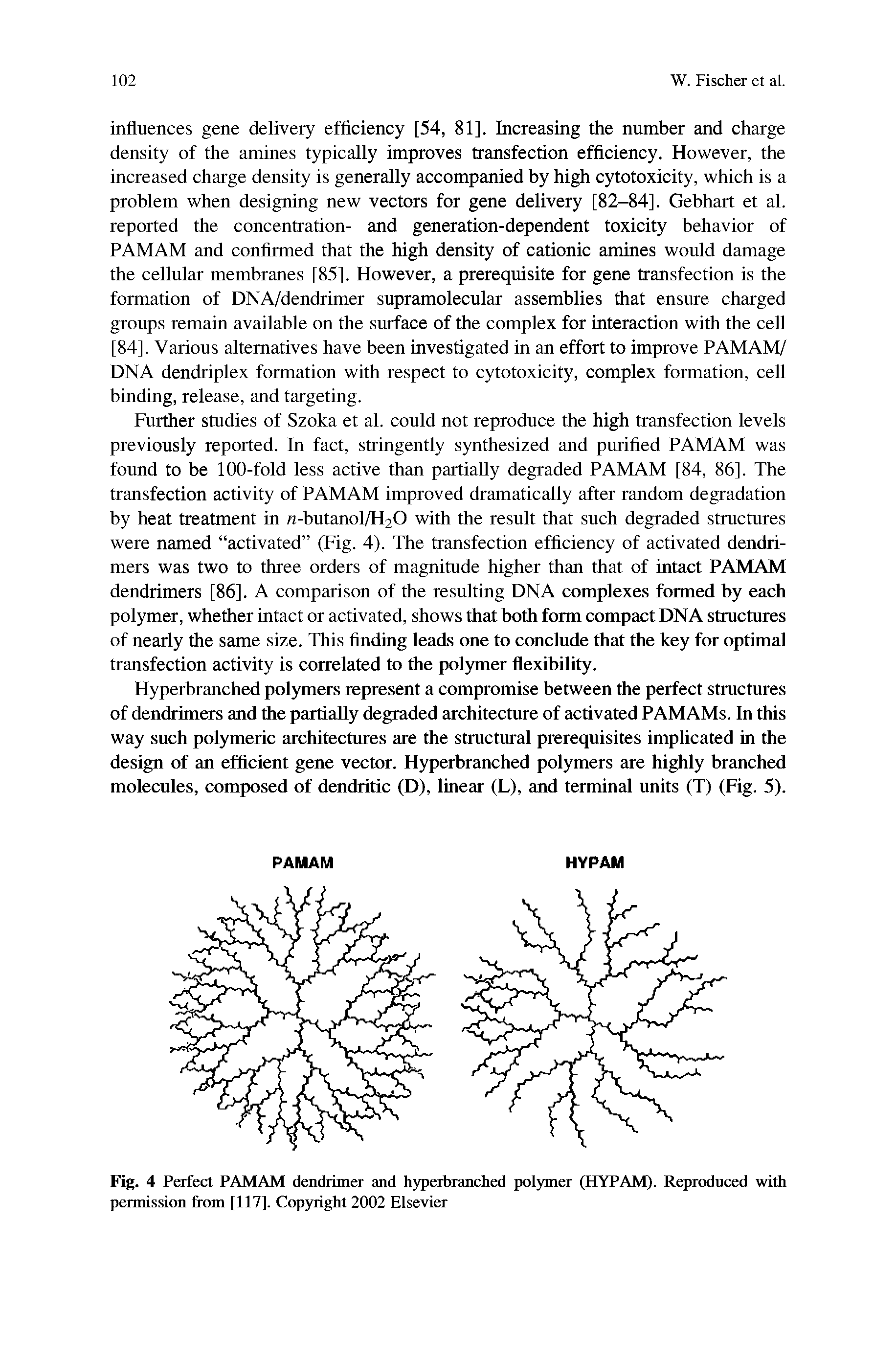Fig. 4 Perfect PAMAM dendrimer and hyperbranched polymer (HYPAM). Reproduced with permission from [117]. Copyright 2002 Elsevier...